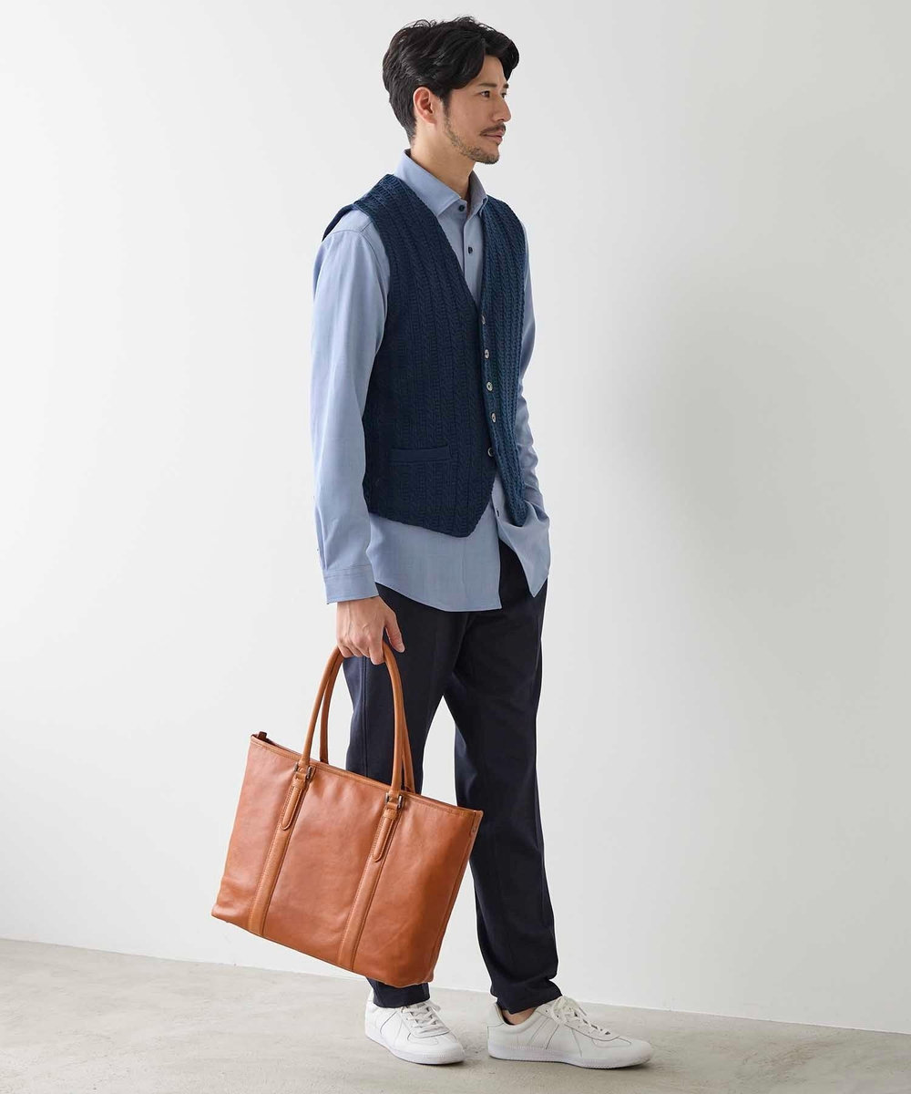UNION STATION 【SEEKER/シーカー × UNIONSTATION別注】リアルレザー 牛革 トートバッグ キャメル