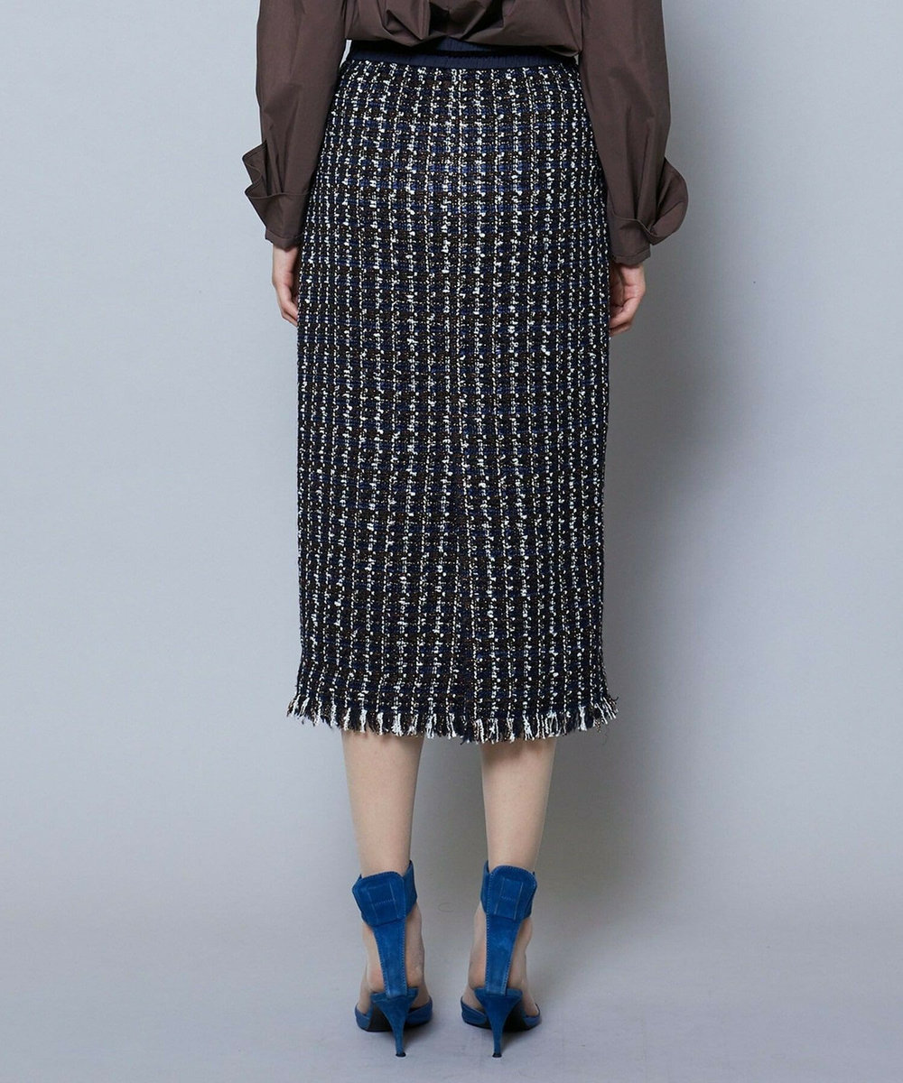 MOGA TWEEDスカート ネイビー