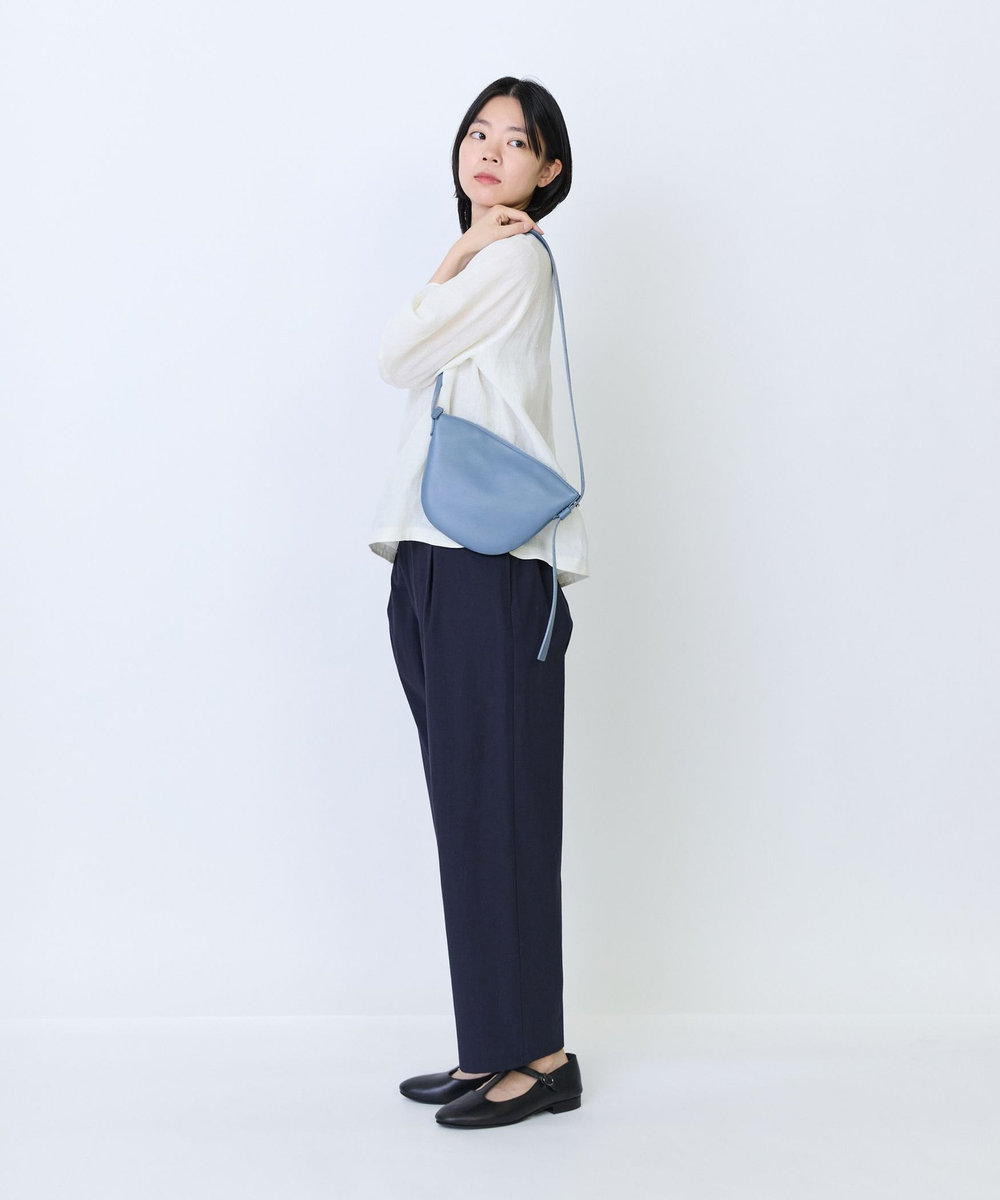 LOISIR 【Bucket Baggage】【別注カラー】＜Orange Piece Shoulder ＞ショルダーバッグ Small ブルー