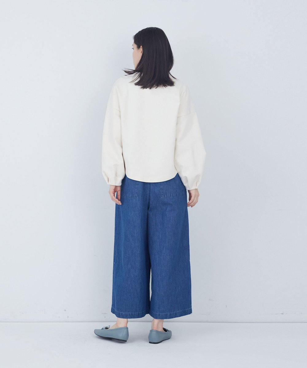 ADIEU TRISTESSE 裏毛ダブルジップブルゾン アイボリー