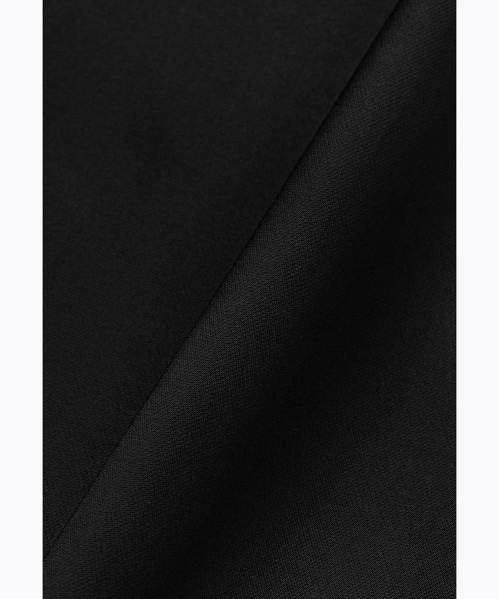 DÉPAREILLÉ VISCOSE SATIN GATHER PANTS / ヴィスコースサテンギャザーパンツ ブラック