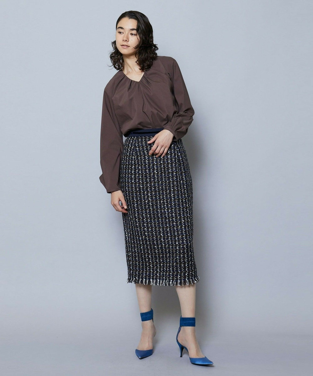 MOGA TWEEDスカート ネイビー