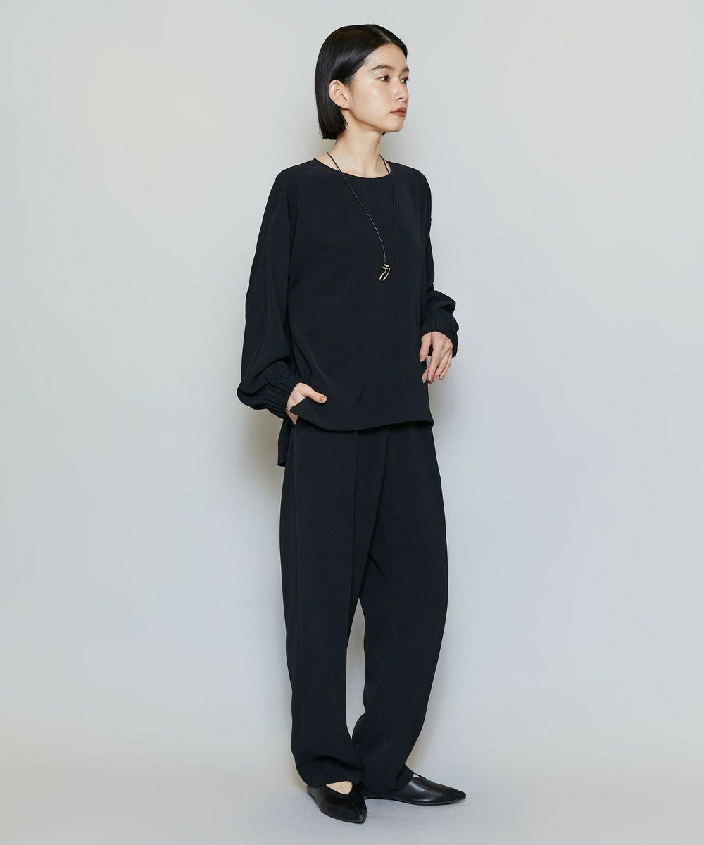 MOGA マカロンツイルソフトテーパードパンツ［セットアップ可能］ ブラック