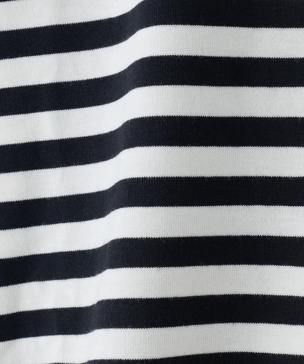 NOWADAYS コットンボーダーTシャツ ブラック系その他