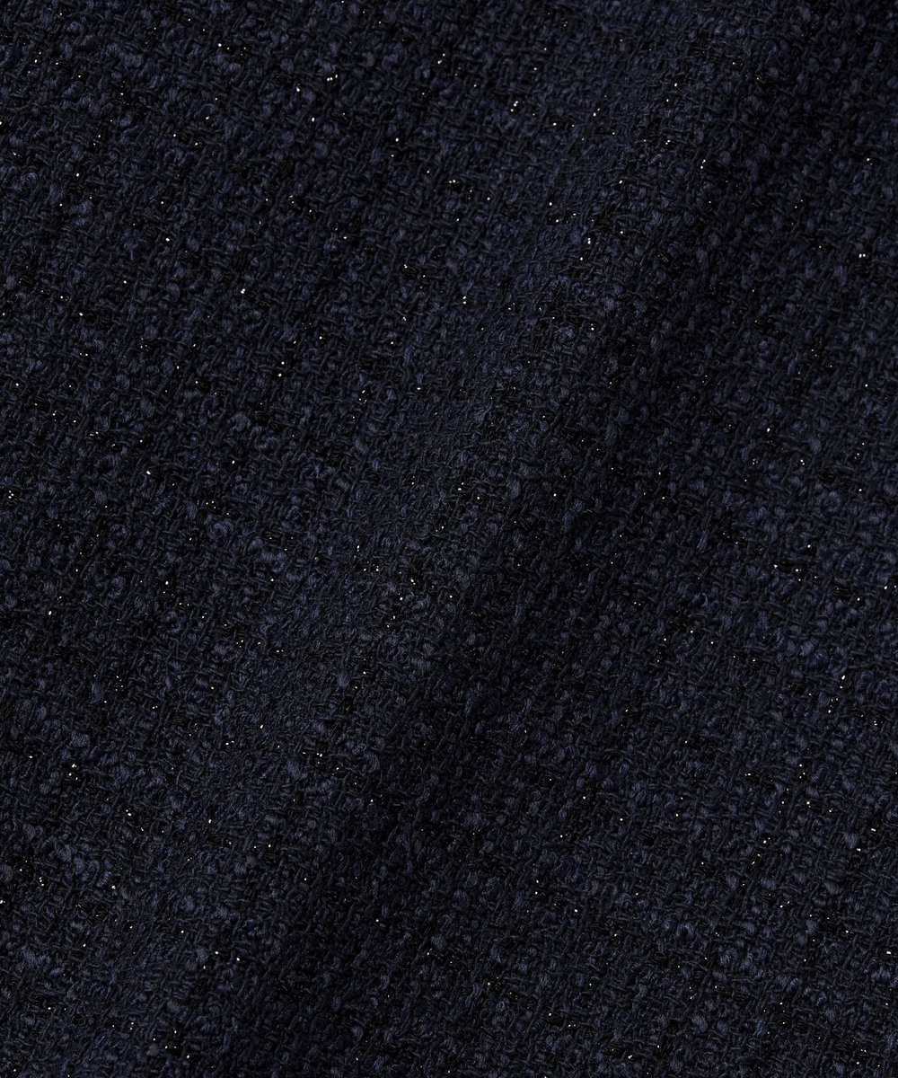 DÉPAREILLÉ COTTON TWEED WIDE PANTS / コットンツィードワイドパンツ ネイビー