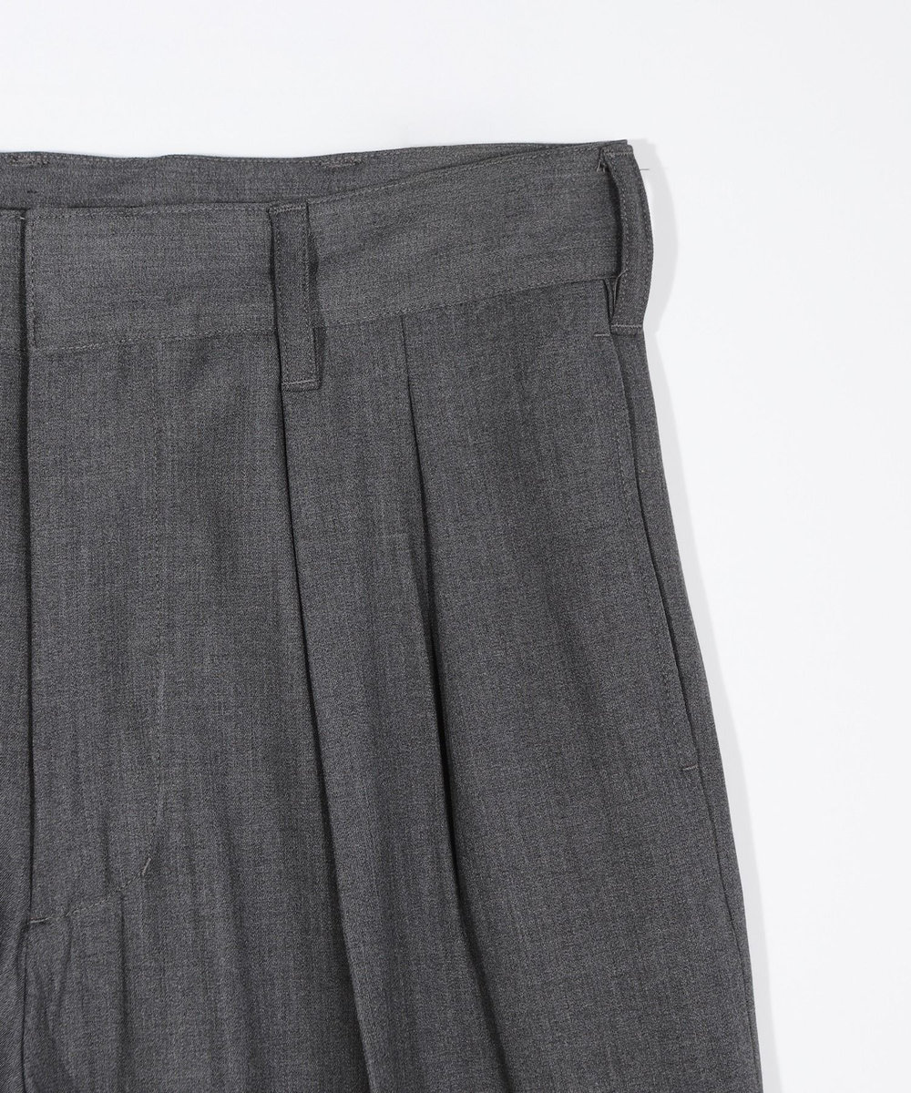 MEN'S BIGI セミワイドスラックス グレー