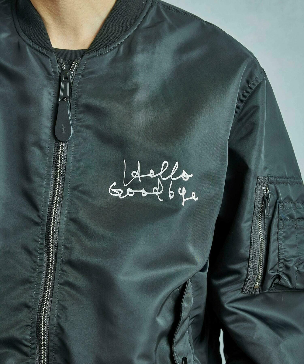 MEN'S BIGI 【TODAY edition x VALLEY APPAREL】グラフィックプリントL-2Bブルゾン ブラック