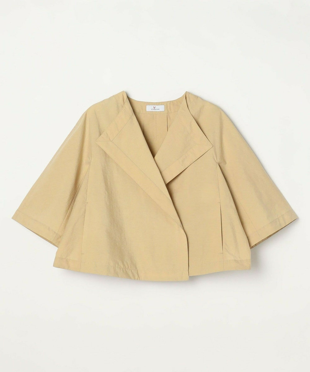 L'EQUIPE C/Nプレーンワッシャージャケット ベージュ