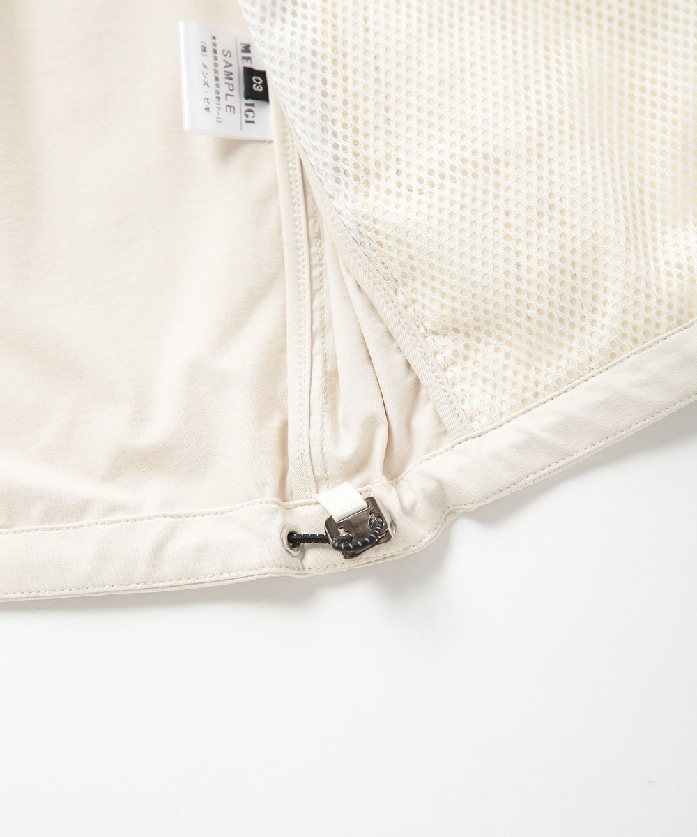 MEN'S BIGI フクレジャカードキルティングベスト ベージュ