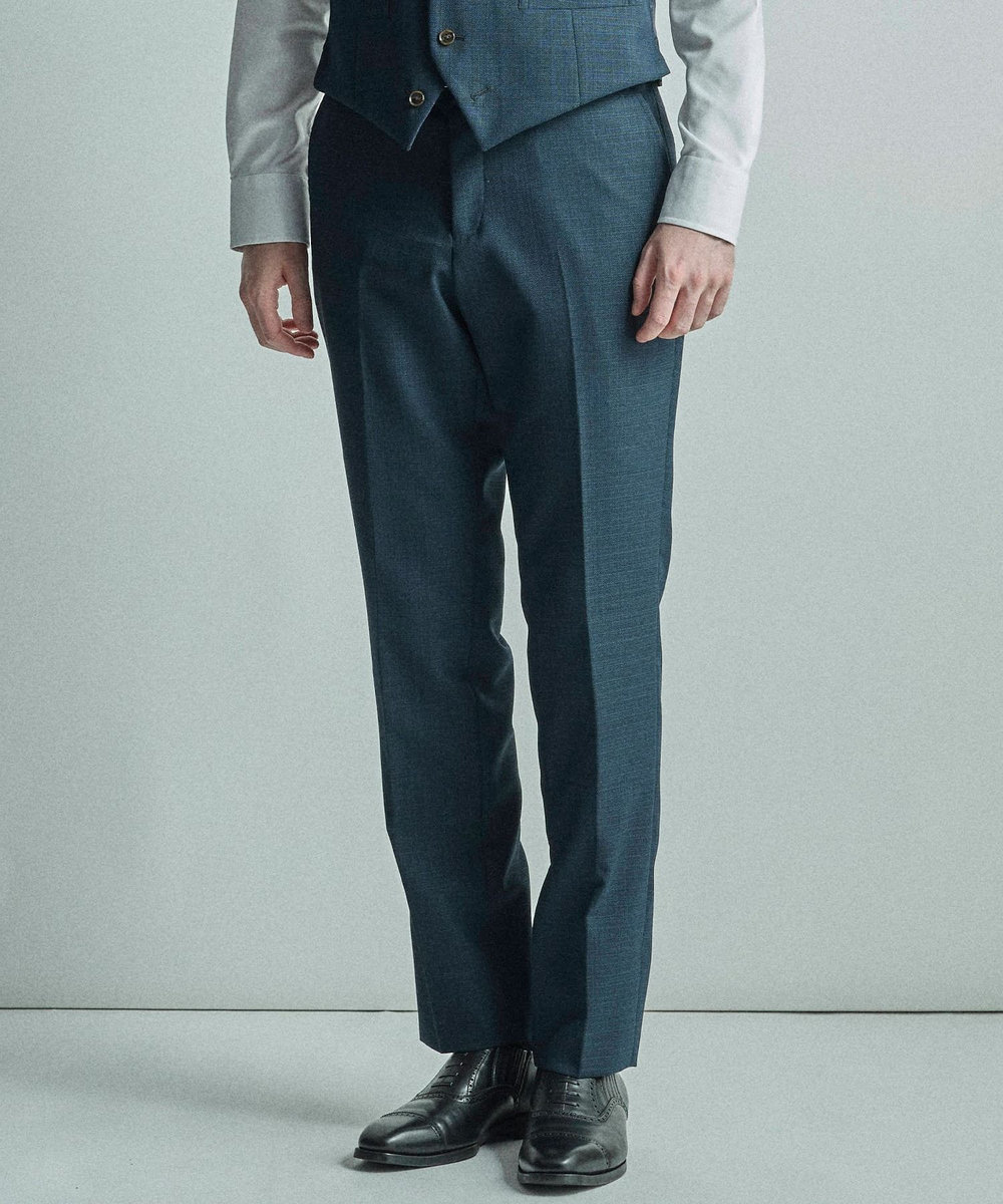 MEN'S BIGI ミックスヤーン/ホップサックスラックス グリーン