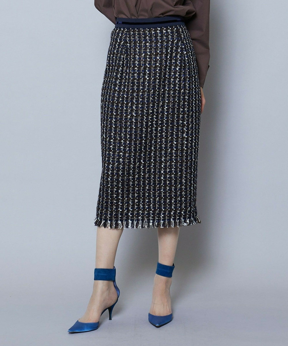 MOGA TWEEDスカート ネイビー