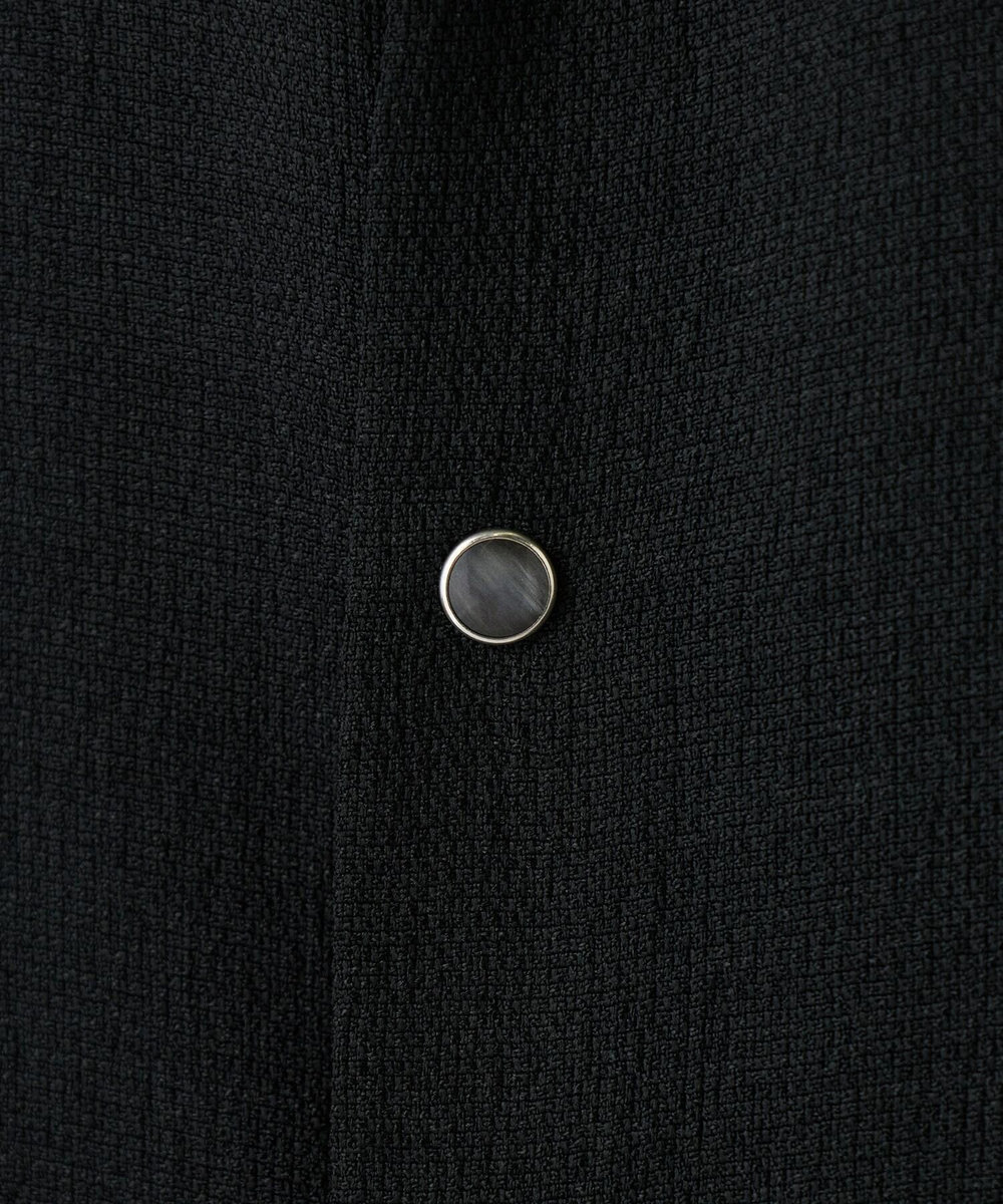 MEN'S BIGI 	ブッチャー七分袖シャツ＜ストレッチ/イージーケア/吸汗性/通気性＞ ブラック