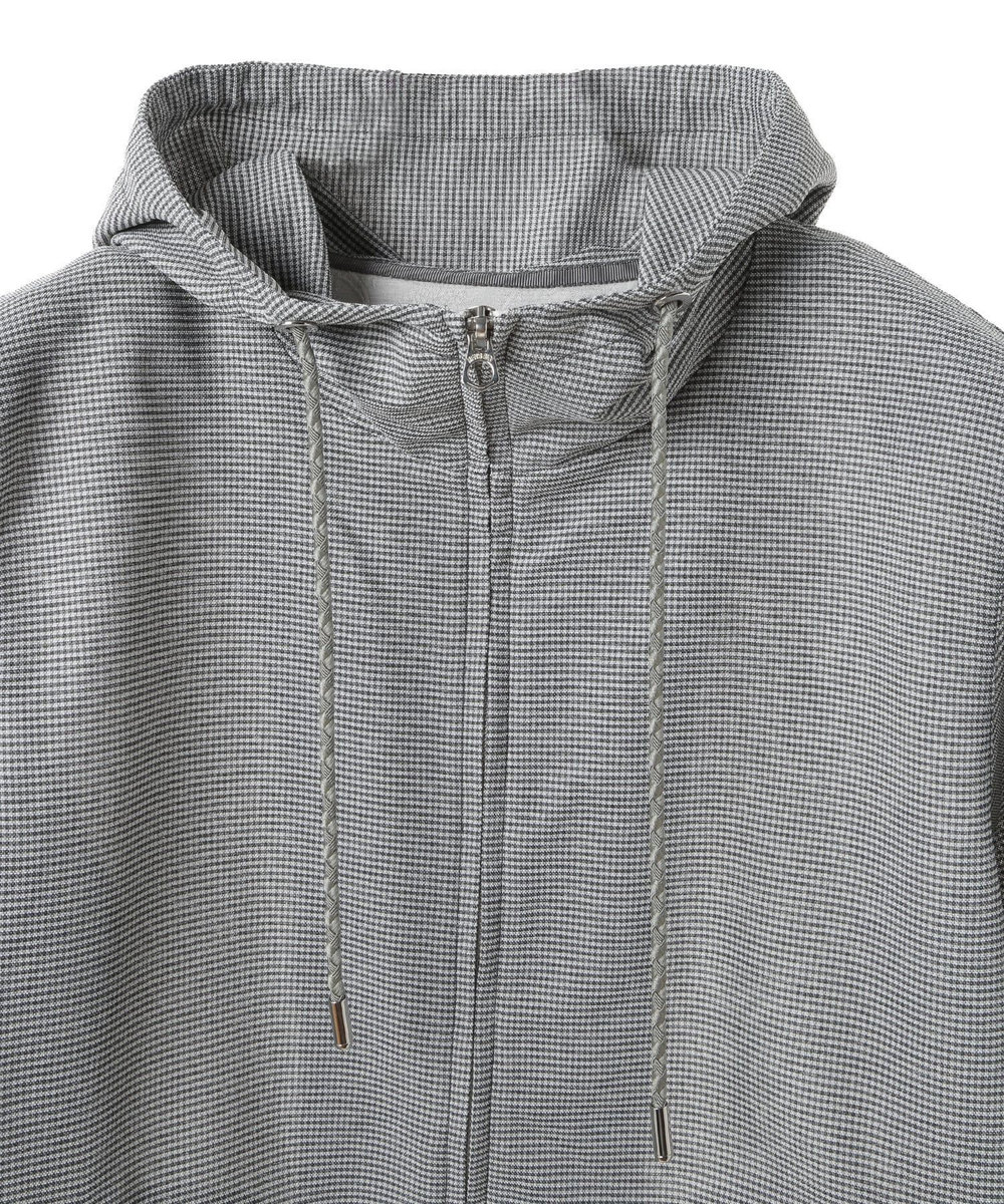 MEN'S BIGI カラミストレッチフードパーカー ホワイト系その他