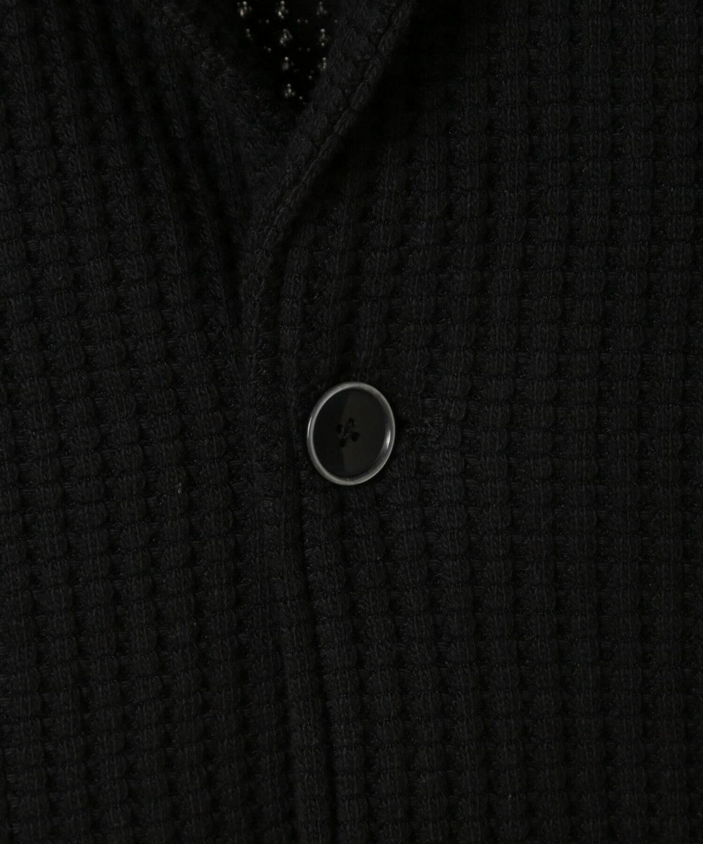 MEN'S BIGI オニワッフルジャケット ブラック