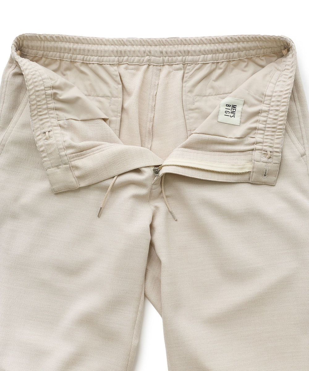 MEN'S BIGI Reflaxスラブオックスパンツ＜ストレッチ/イージーケア/吸汗性/通気性＞ ベージュ