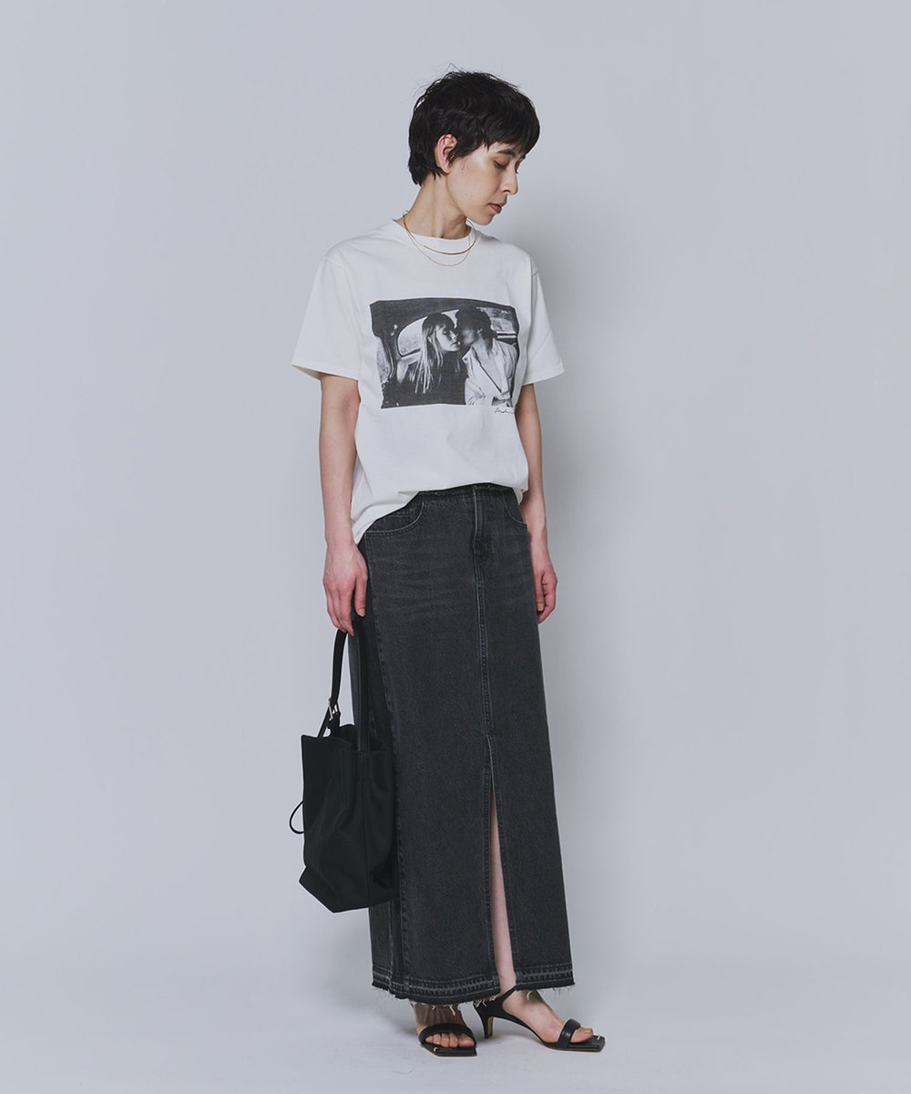 1er Arrondissement ＜COUTURE D'ADAM（クチュール ド アダム）＞“Jane&Sere in the Taxi"T-シャツ ホワイト