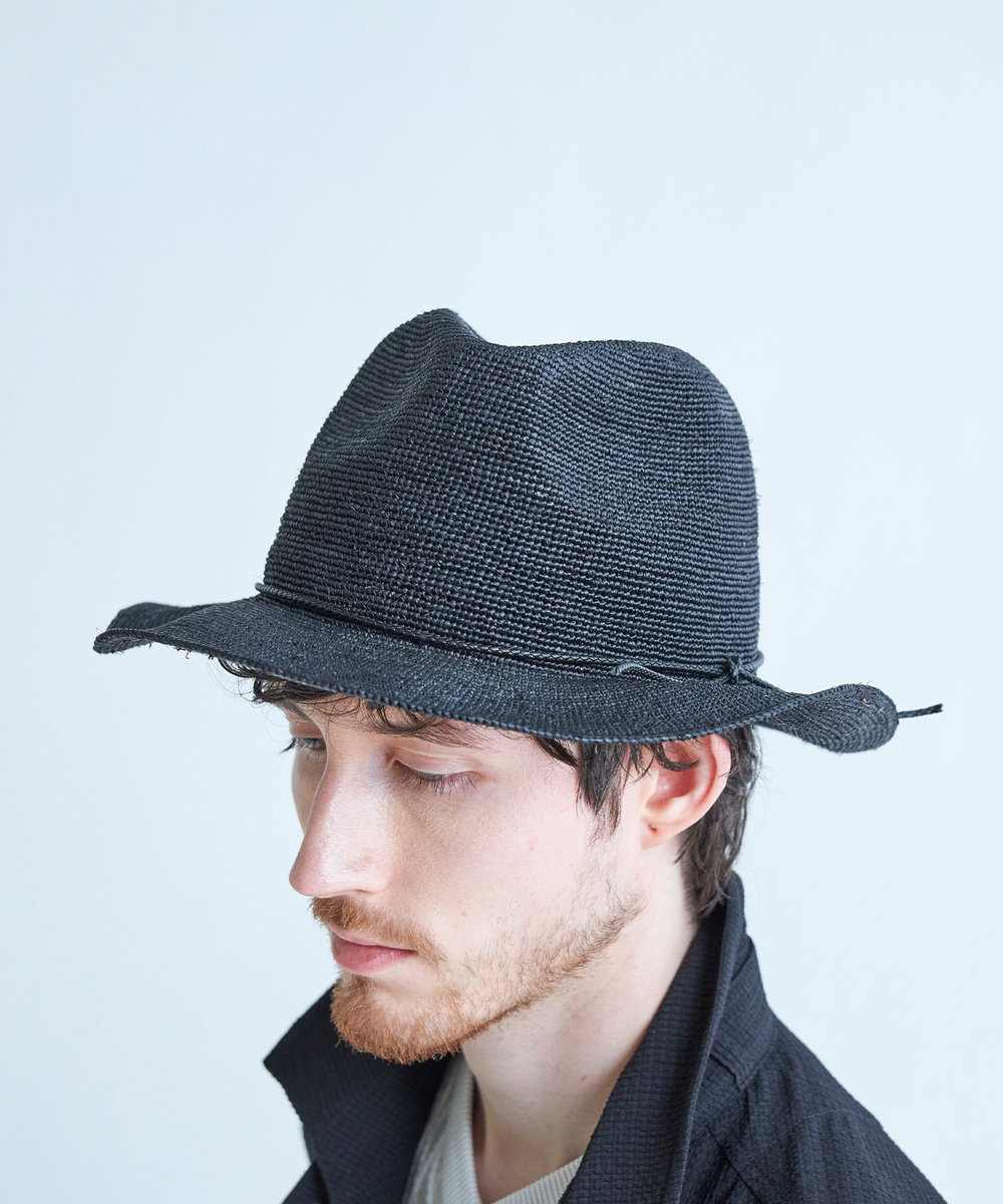 MEN'S BIGI ラフィアサマーハット ブラック