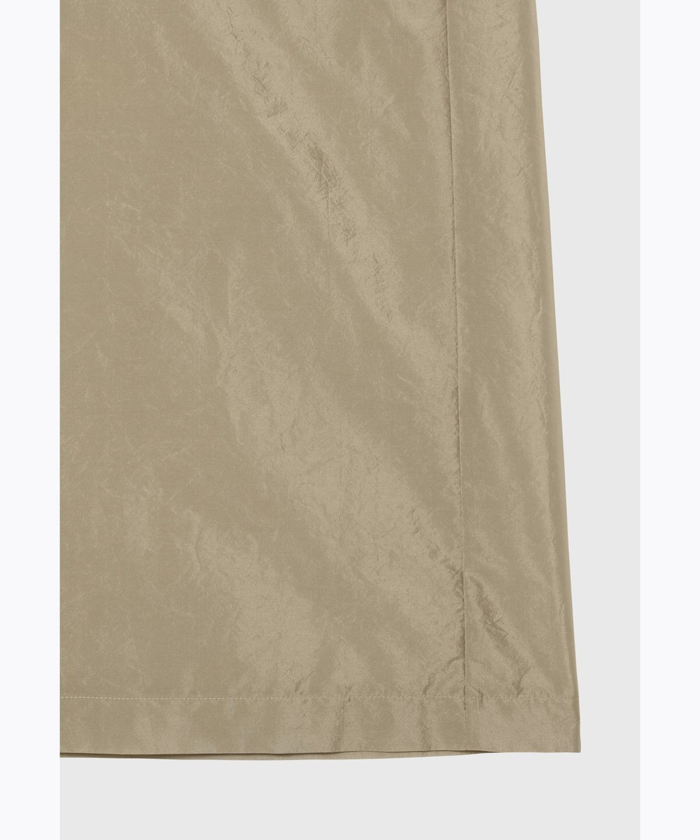 DÉPAREILLÉ WASHER TAFFETA TUCK SKIRT / ワッシャータフタタックスカート ゴールド