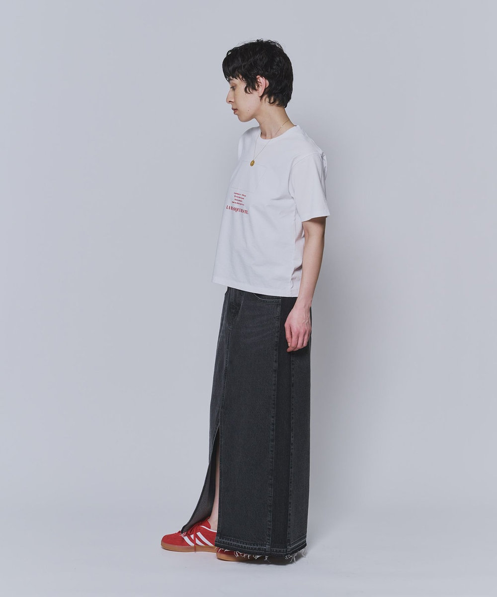 1er Arrondissement ＜TICCA（ティッカ）＞別注"LA MUSIQUE"Tシャツ ホワイト