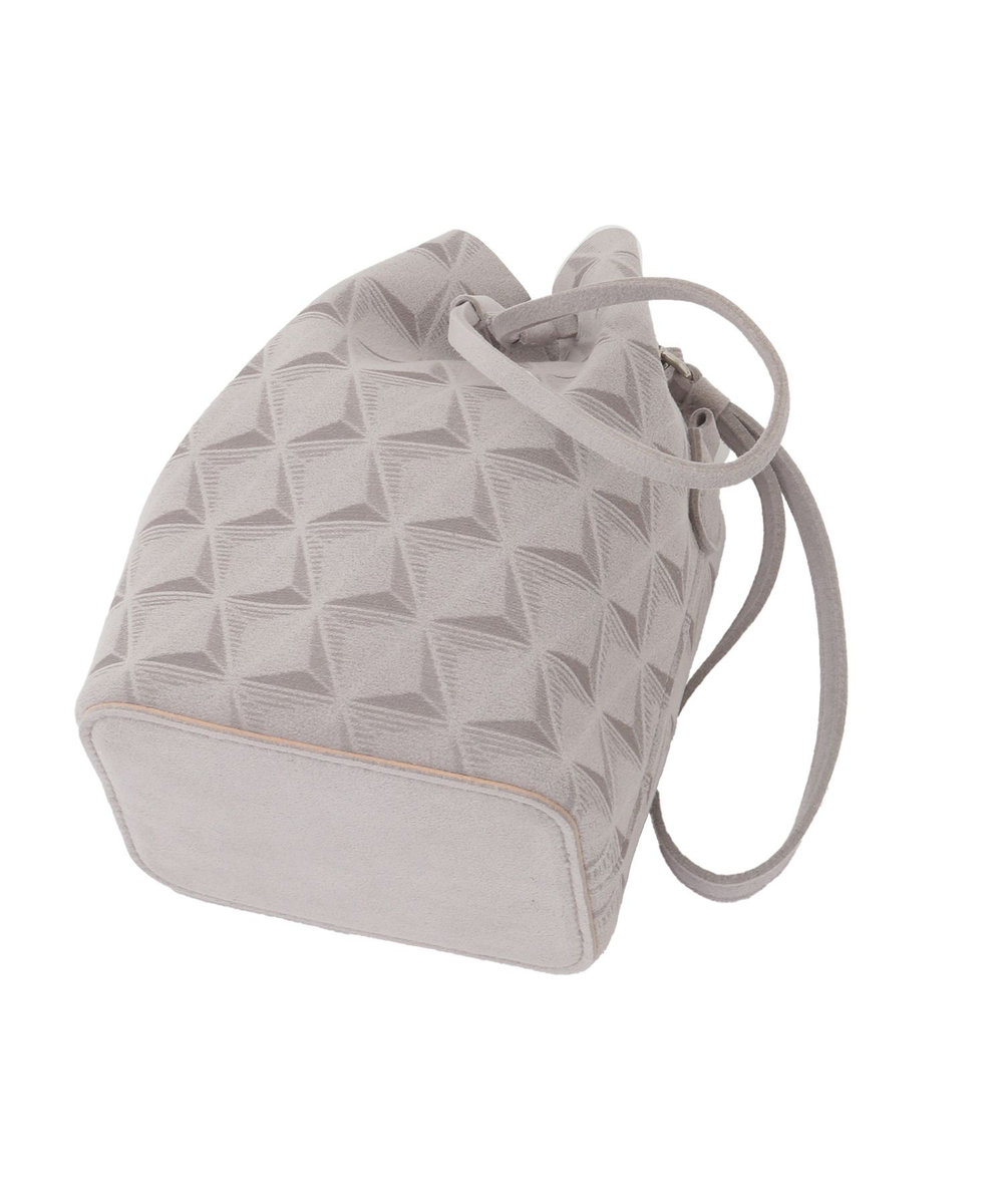 MEN'S BIGI 【Estivant/エスティバン】Kinchaku Bag / ウルトラスエード巾着バッグ グレー