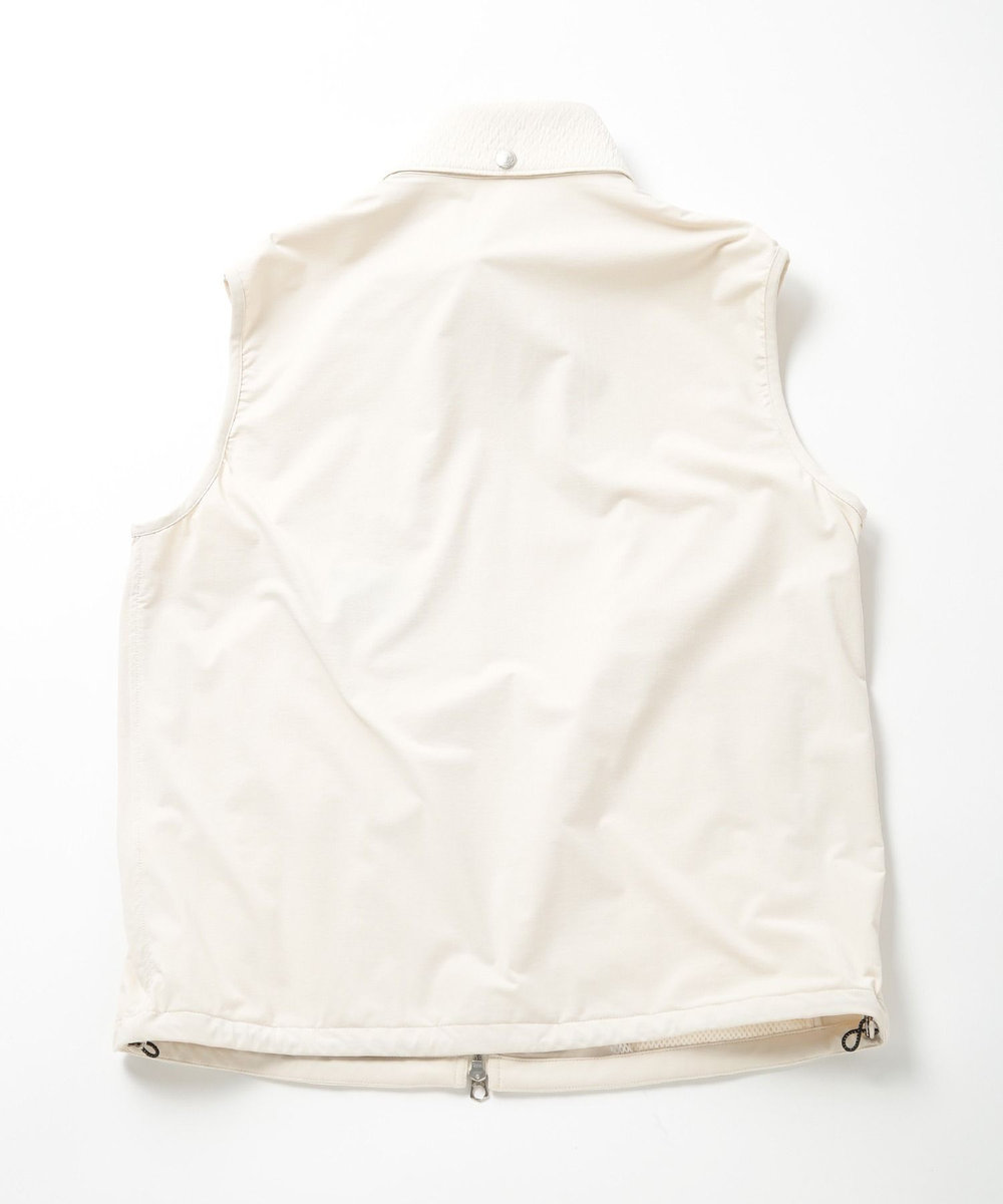 MEN'S BIGI フクレジャカードキルティングベスト ベージュ