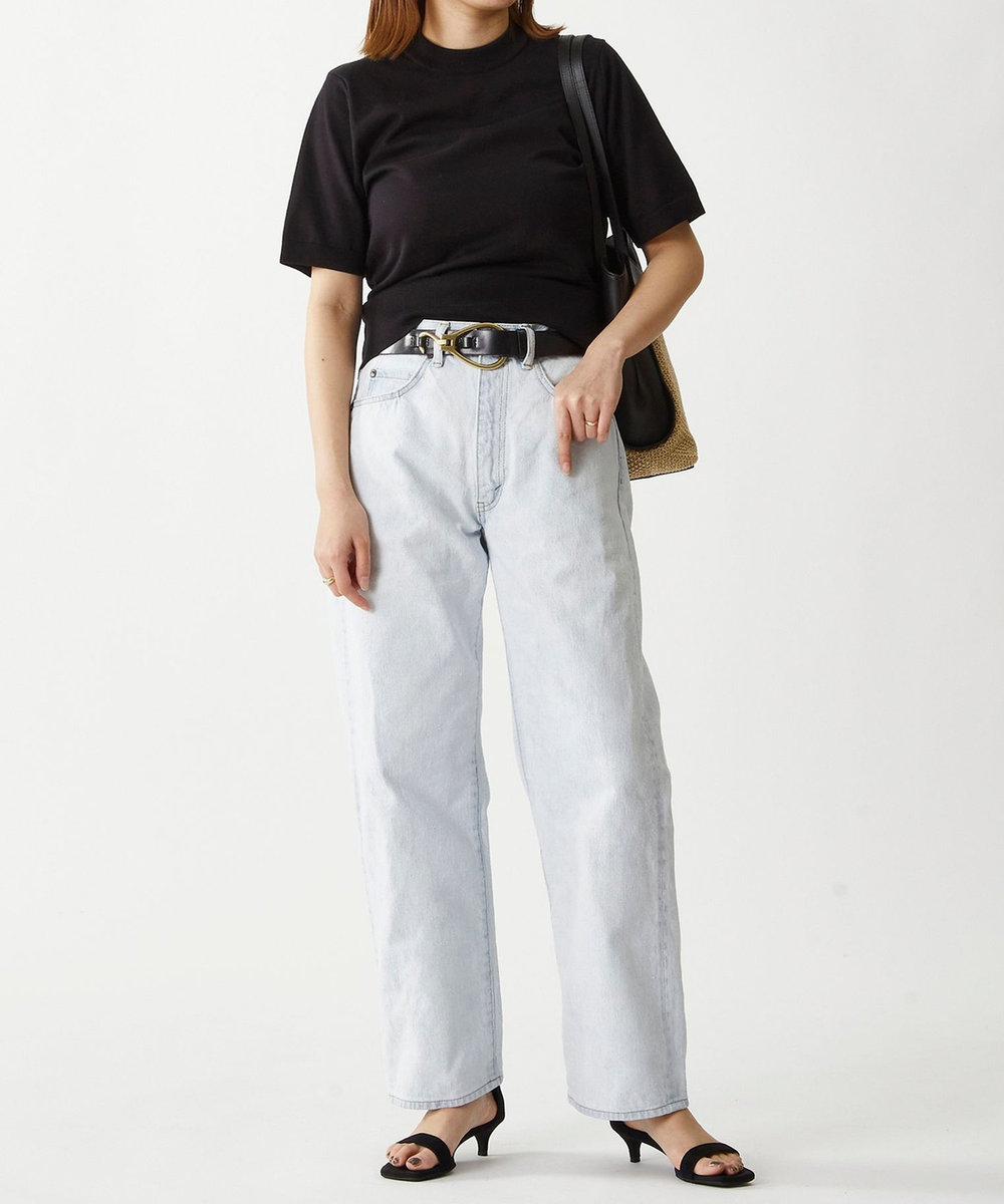 1er Arrondissement ＜LOWER（ローヴァー）＞18Gオープンバックレイヤードトップス ブラック