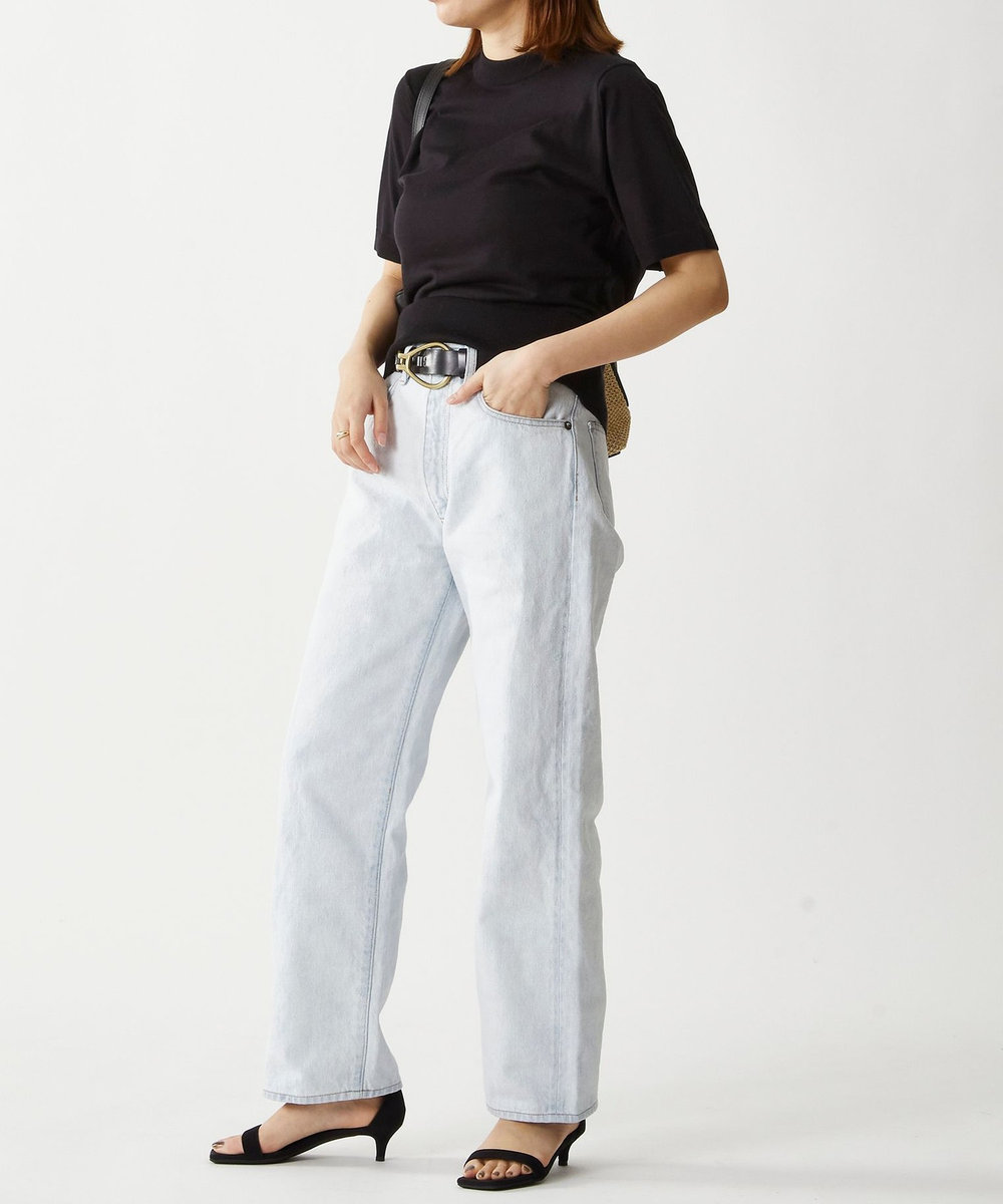1er Arrondissement ＜LOWER（ローヴァー）＞18Gオープンバックレイヤードトップス ブラック
