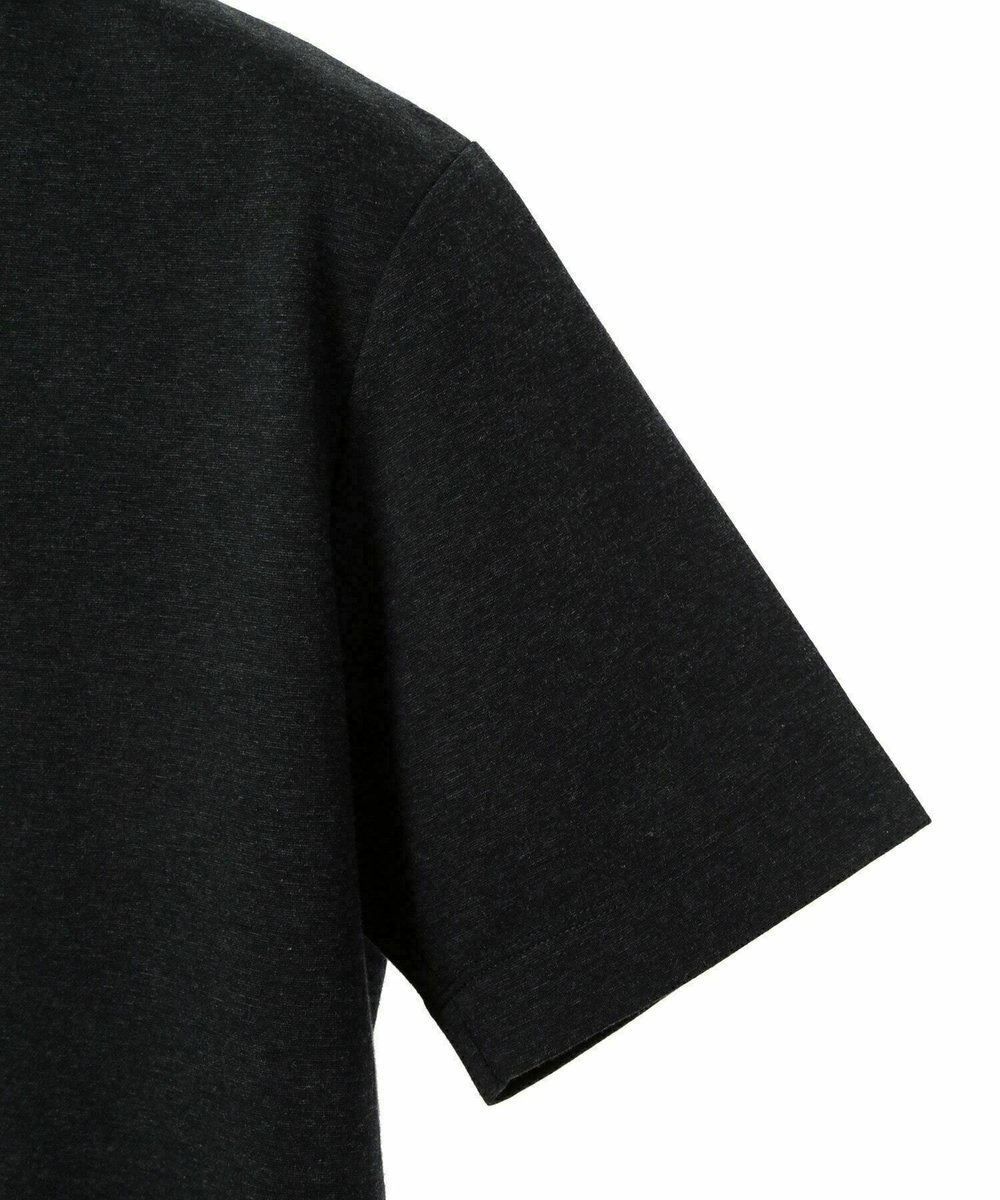 MEN'S BIGI 【ACTIVE TAILOR/アクティブテイラー】シルケットスムースクルーネックTシャツ＜接触冷感 / UVカット＞ ネイビー