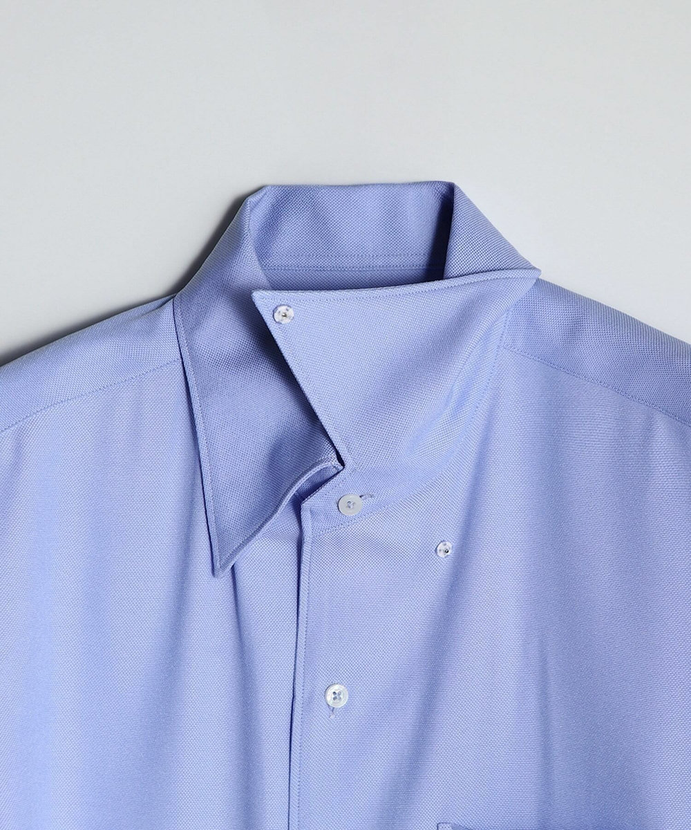 MEN'S BIGI 【ACTIVE TAILOR/アクティブテイラー】クールマックスロイヤルオックスドレスシャツ＜吸水速乾/イージーケア＞ サックスブルー