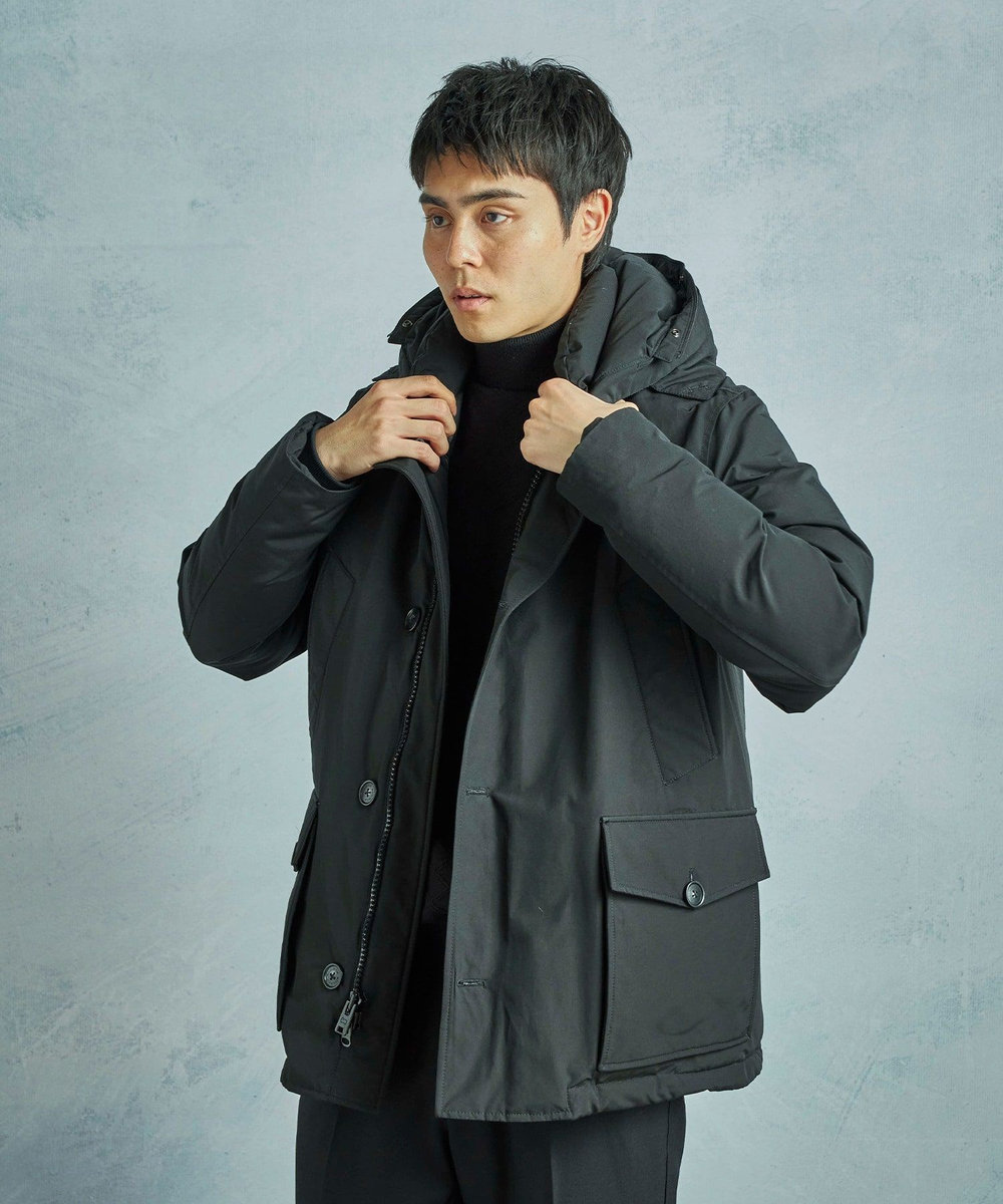 MEN'S BIGI 【WOOLRICH/ウールリッチ】別注アークティックパーカ ブラック