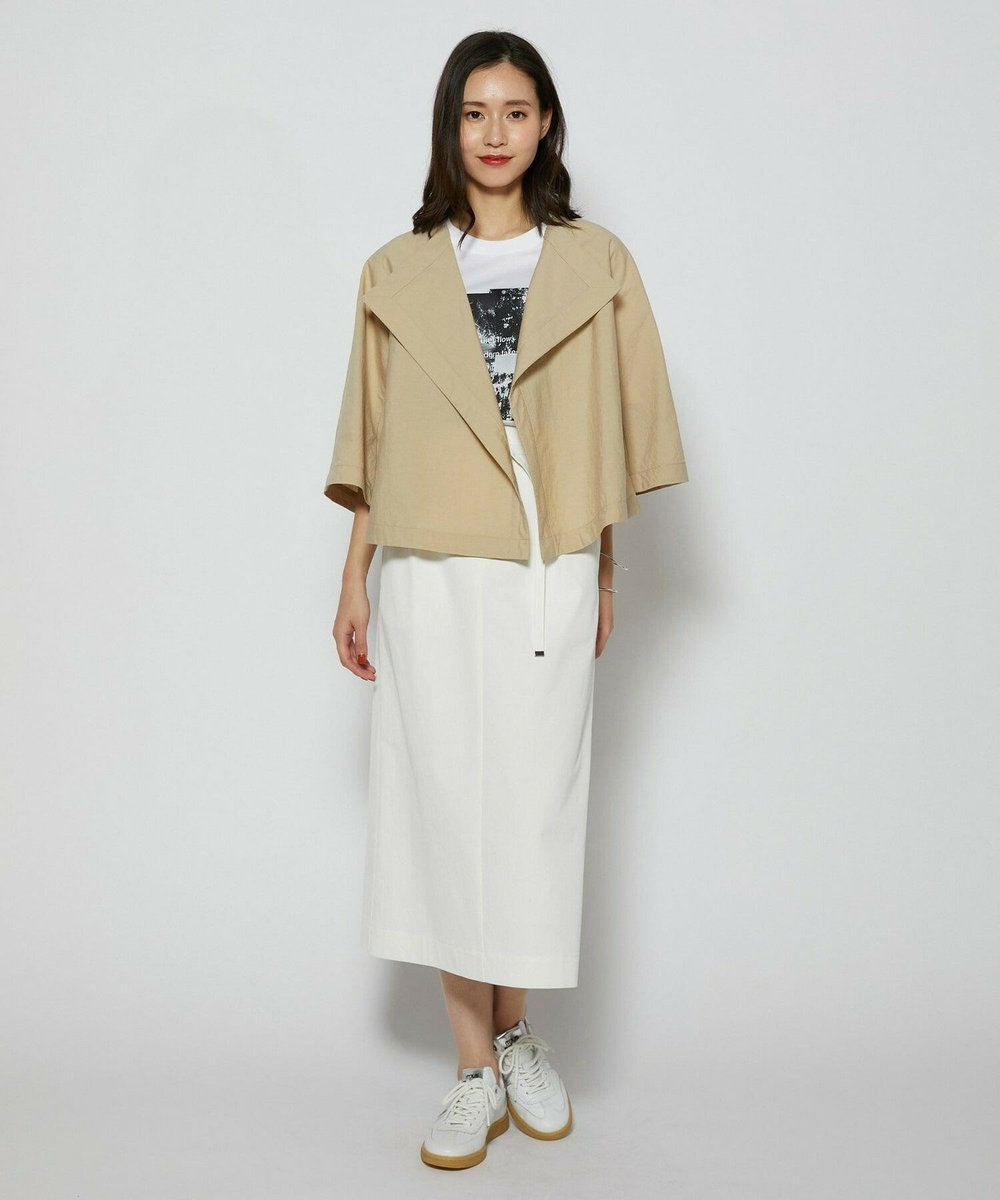 L'EQUIPE C/Nプレーンワッシャージャケット ベージュ
