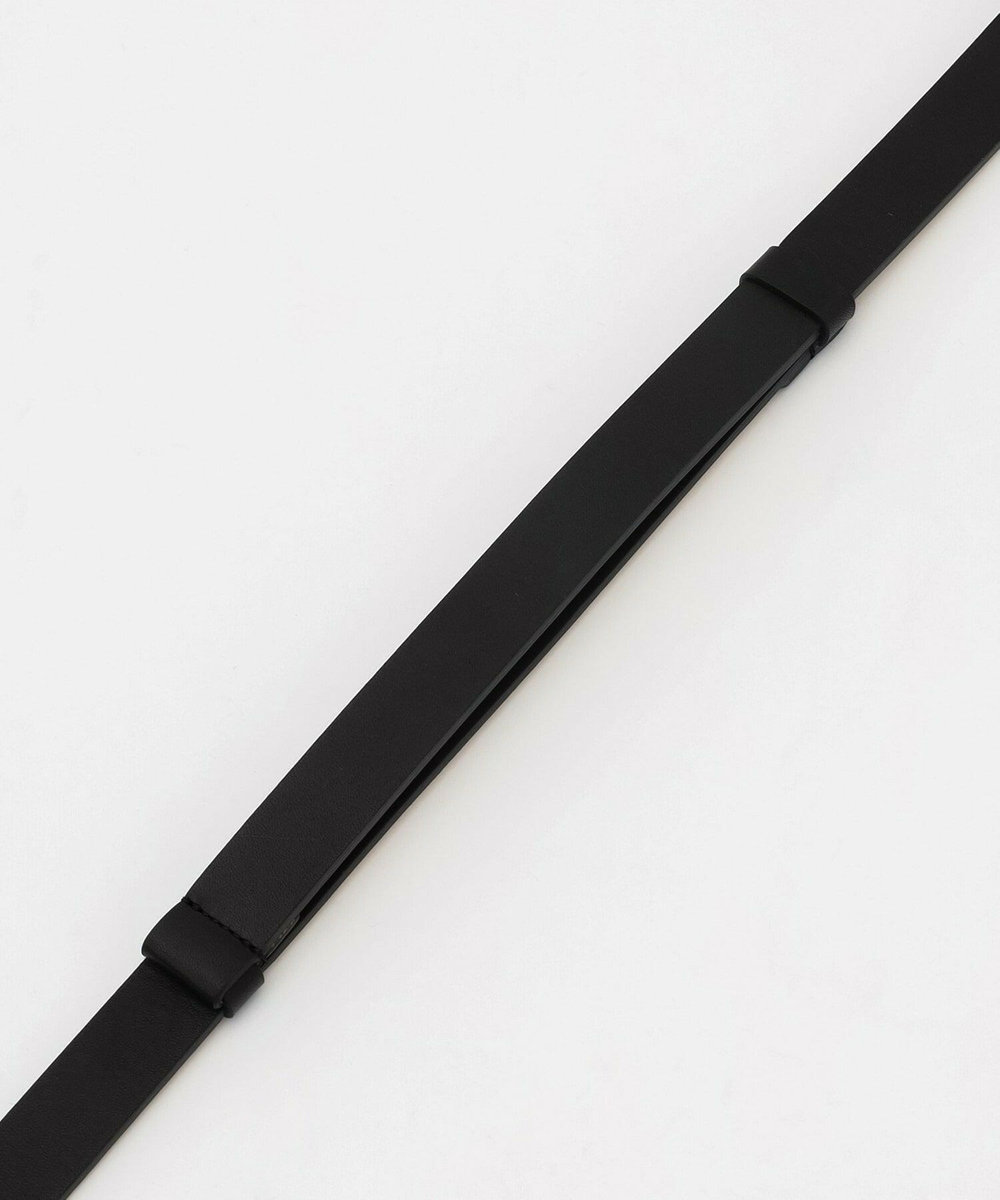 L'EQUIPE 後ろスライド付き20mmベルト ブラック