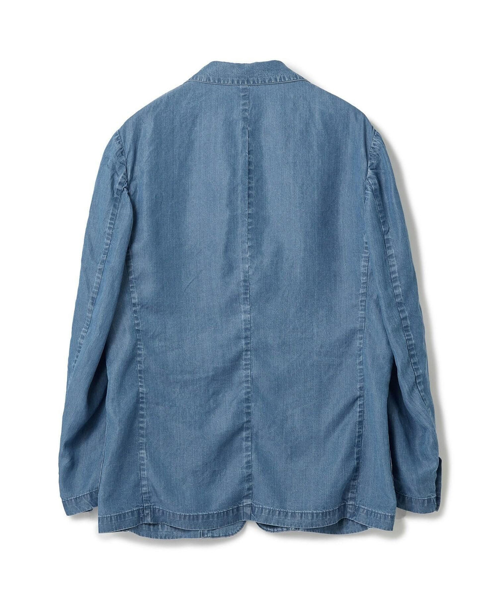 MEN'S BIGI テンセルダンガリーテーラードジャケット ブルー