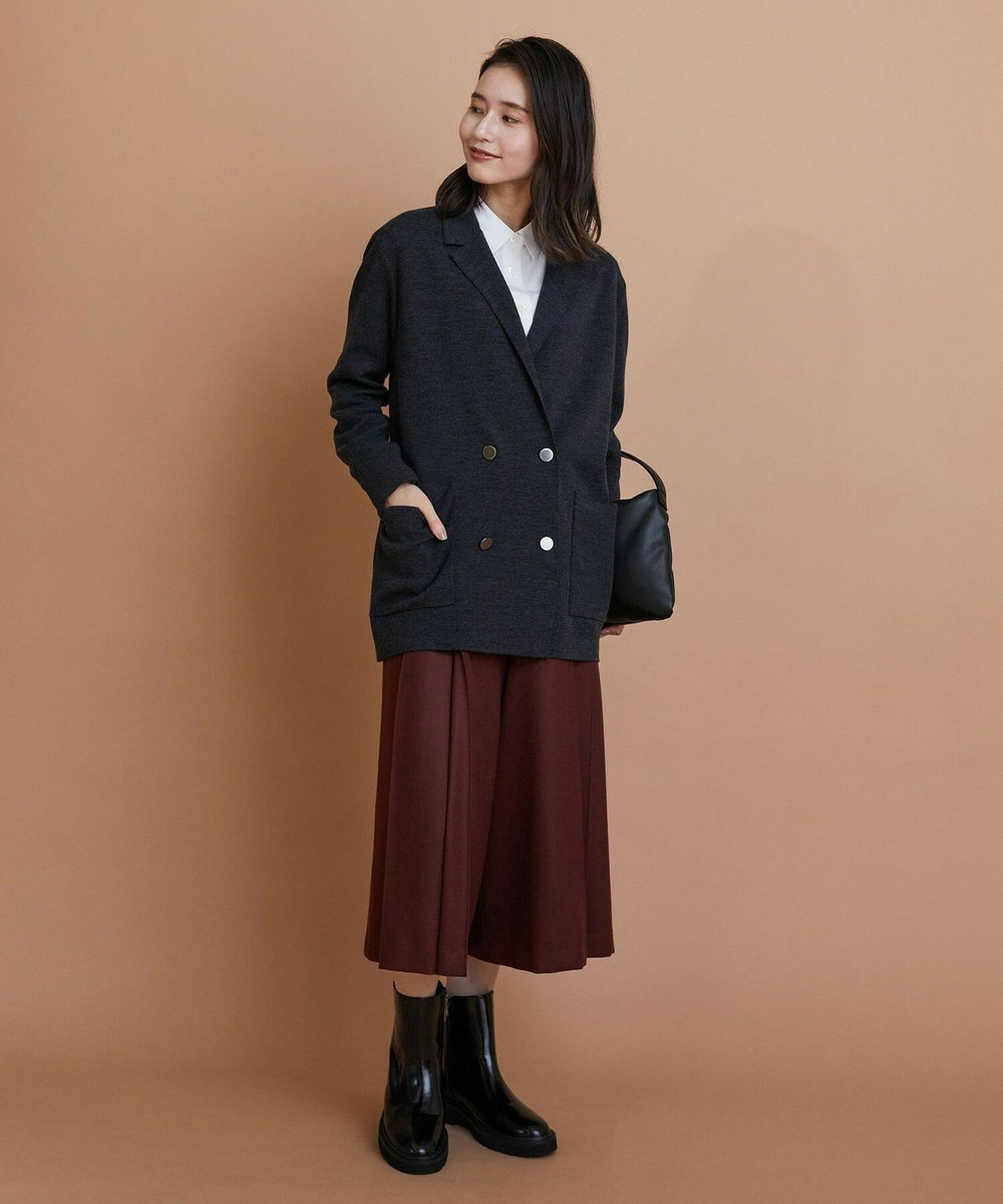 L'EQUIPE 120/2コットンブロードシャツ ホワイト