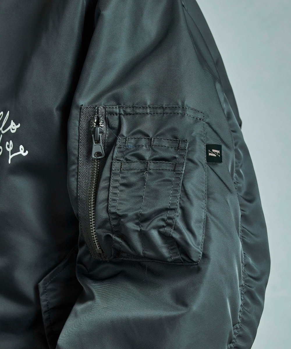 MEN'S BIGI 【TODAY edition x VALLEY APPAREL】グラフィックプリントL-2Bブルゾン ブラック