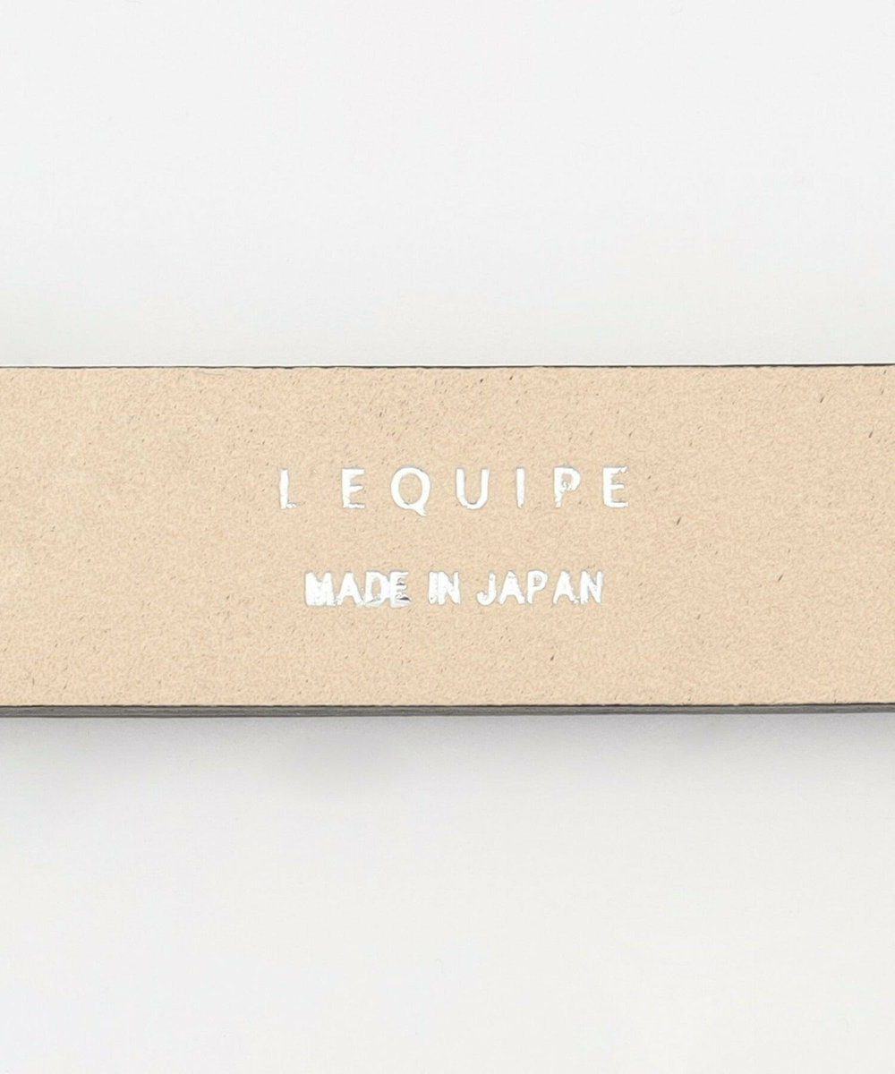 L'EQUIPE 後ろスライド付き20mmベルト ブラック
