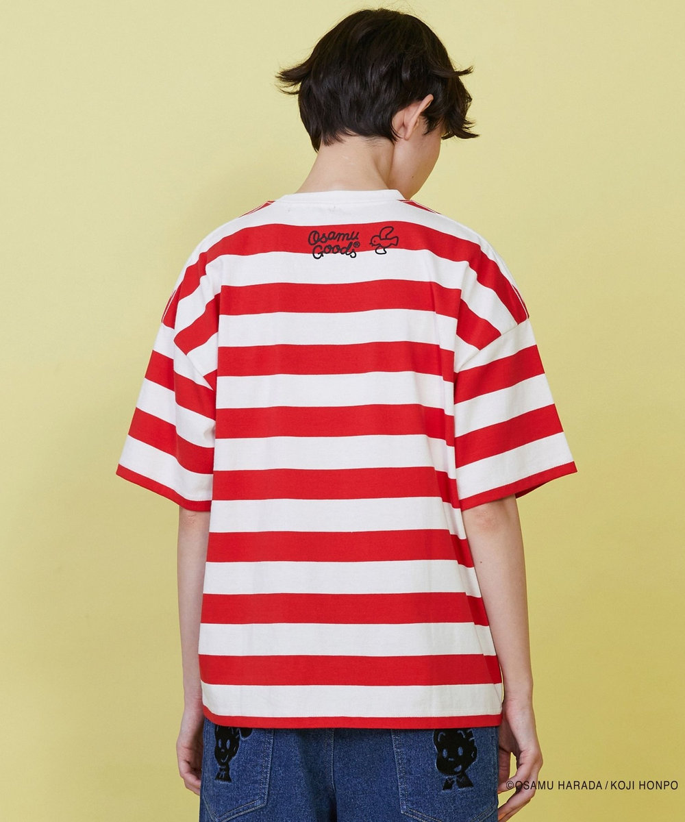 FRAPBOIS OSAMU GOODS フェイスT レッド