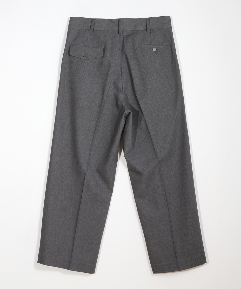 MEN'S BIGI セミワイドスラックス グレー