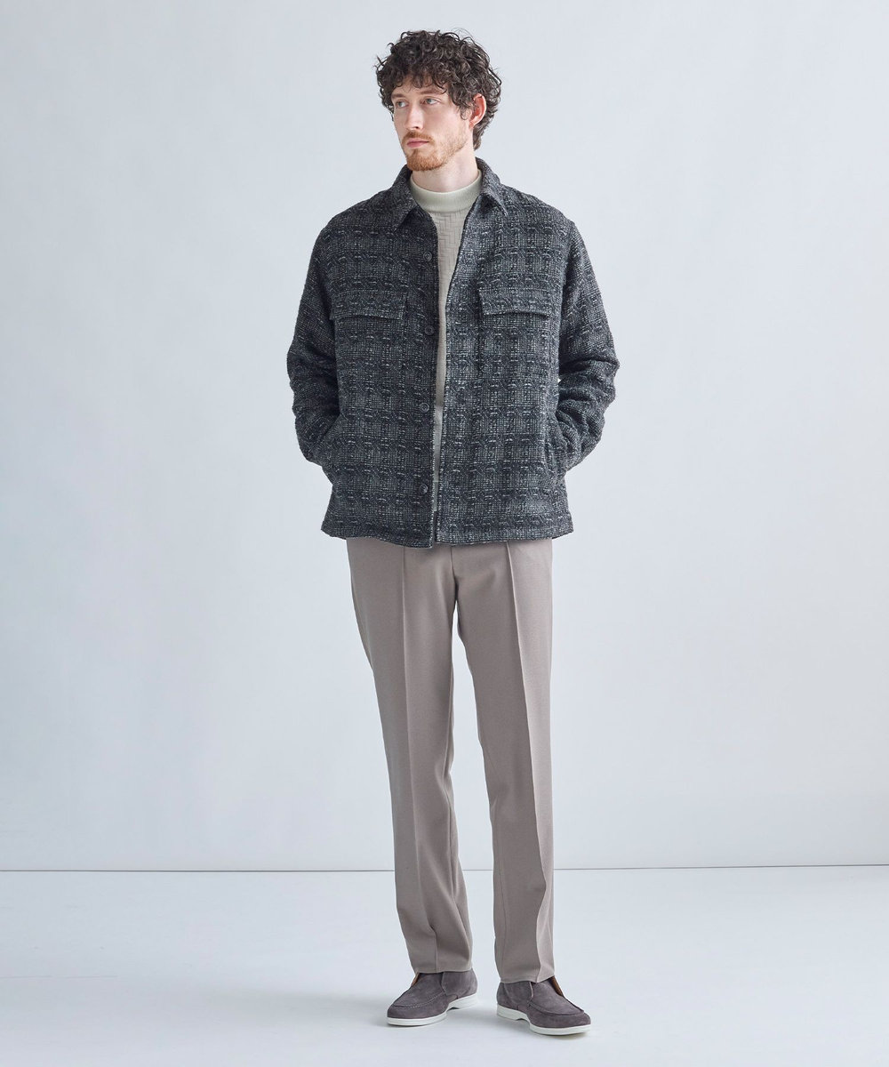 MEN'S BIGI PRES WARMアムンゼンストレッチイージーパンツ［発熱/保温/ストレッチ］ グレー