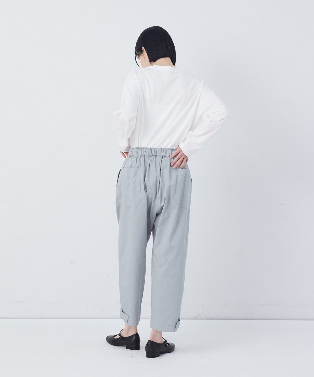 congés payés ADIEU TRISTESSE 【FAVE】サイドポケットクロップドイージーパンツ ミント