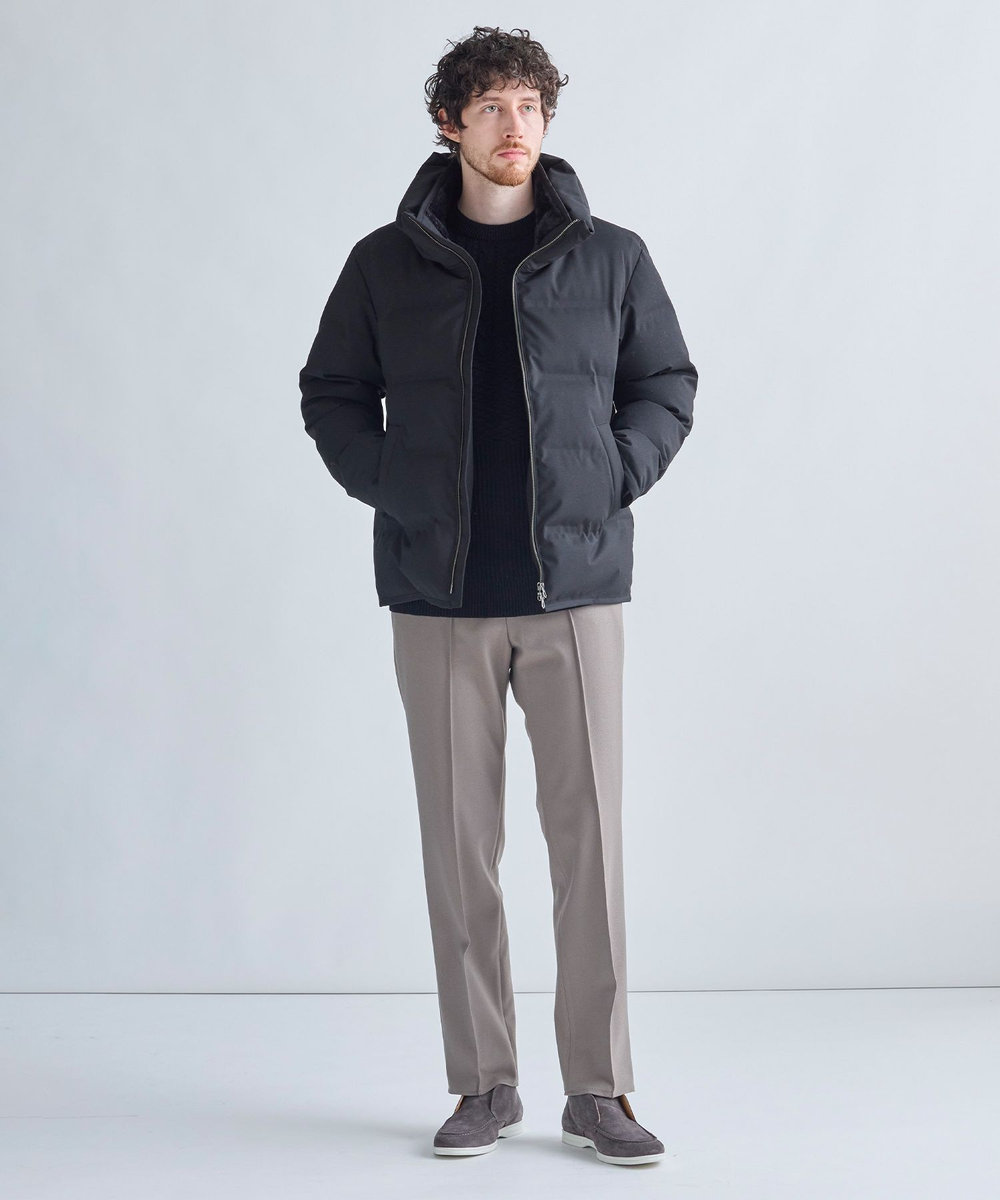 MEN'S BIGI PRES WARMアムンゼンストレッチイージーパンツ［発熱/保温/ストレッチ］ グレー