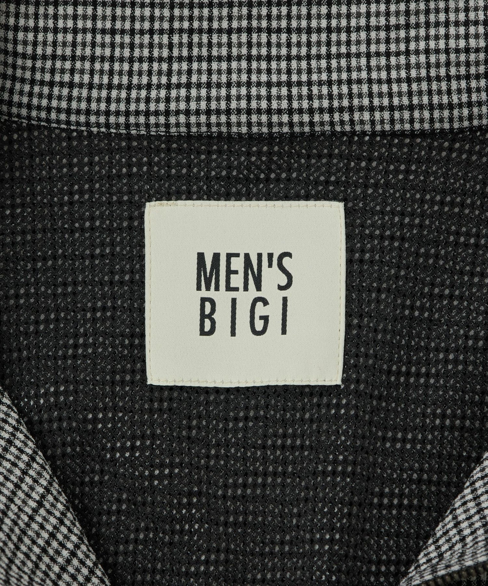 MEN'S BIGI 	ライトサッカー スタンドカラーブルゾン＜ストレッチ/通気性＞ ブラック系その他