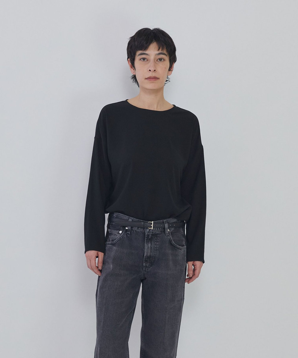 1er Arrondissement 【追加】ジョーゼットプルオーバー ブラック