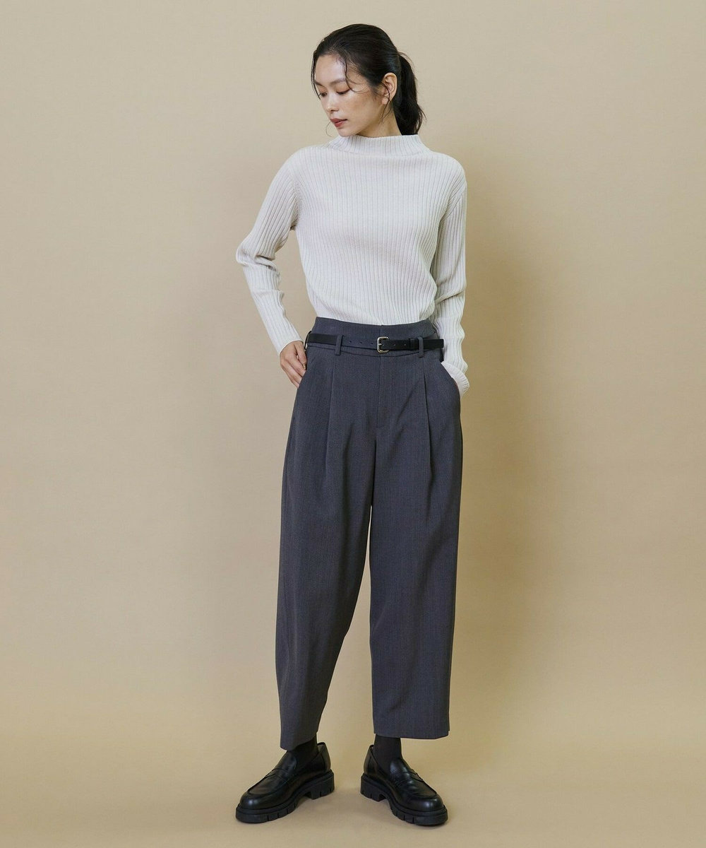 L'EQUIPE 後ろスライド付き20mmベルト ブラック