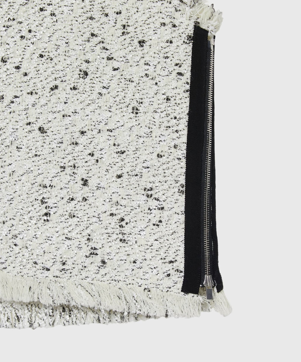 DÉPAREILLÉ NEP TWEED PULLOVER GILET / ネップツィードプルオーバージレ オフホワイト