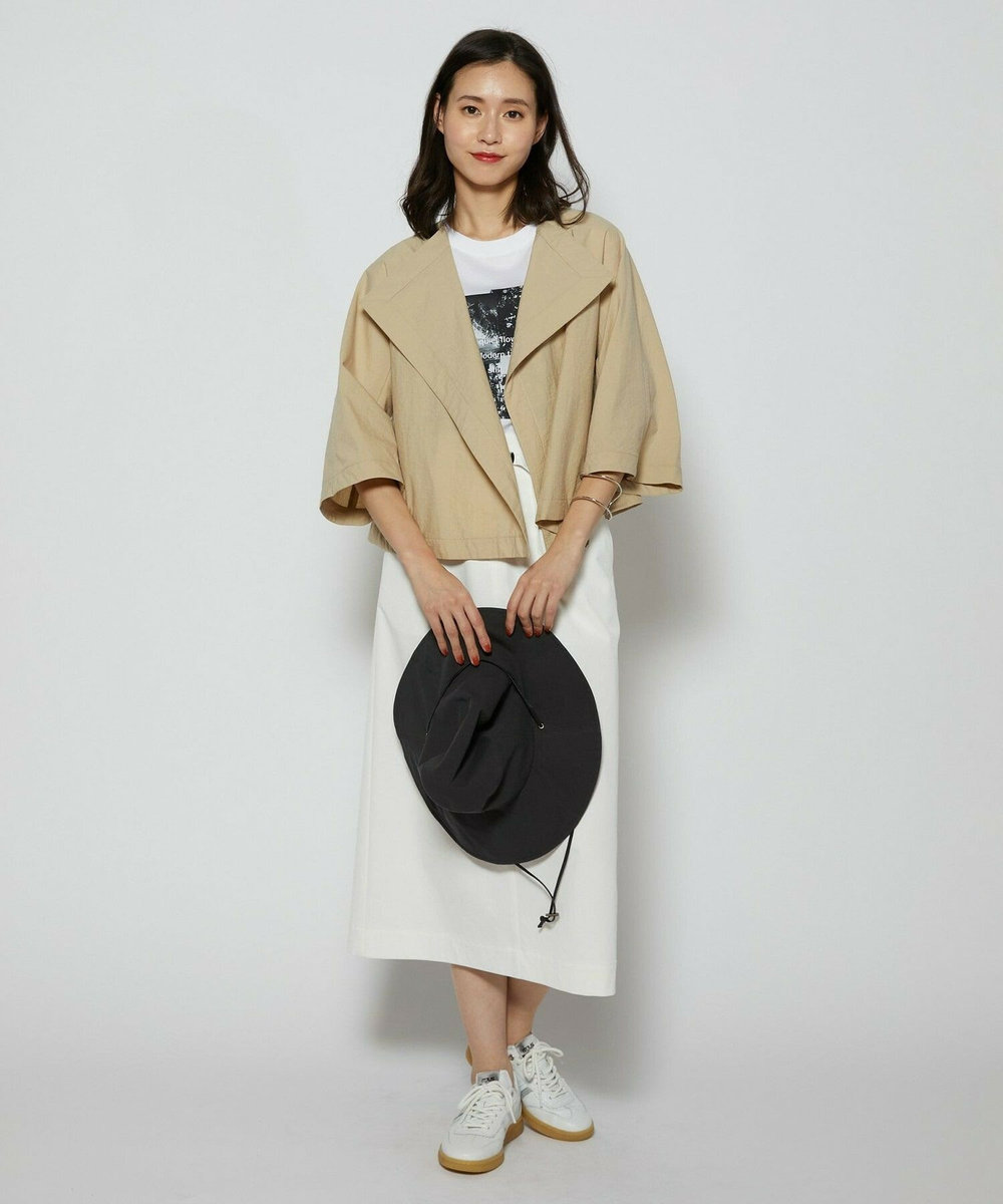 L'EQUIPE C/Nプレーンワッシャージャケット ベージュ