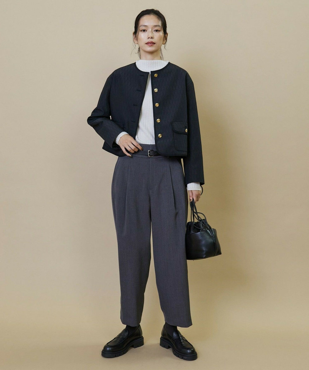 L'EQUIPE 後ろスライド付き20mmベルト ブラック