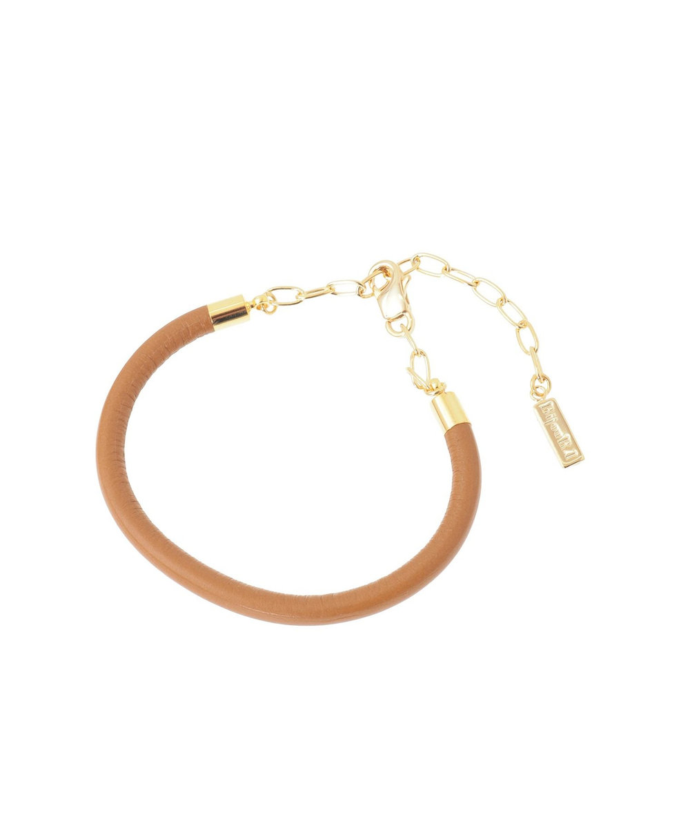 1er Arrondissement ＜Bijou R.I (ビジューアールアイ)＞レザーバングル キャメル