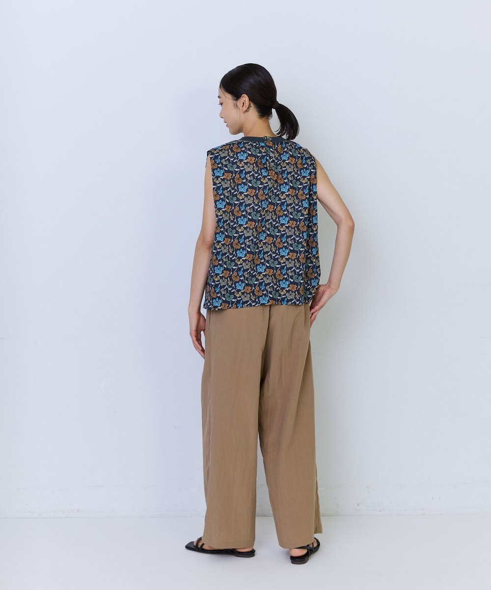 ADIEU TRISTESSE ポプリンストレートパンツ ベージュ