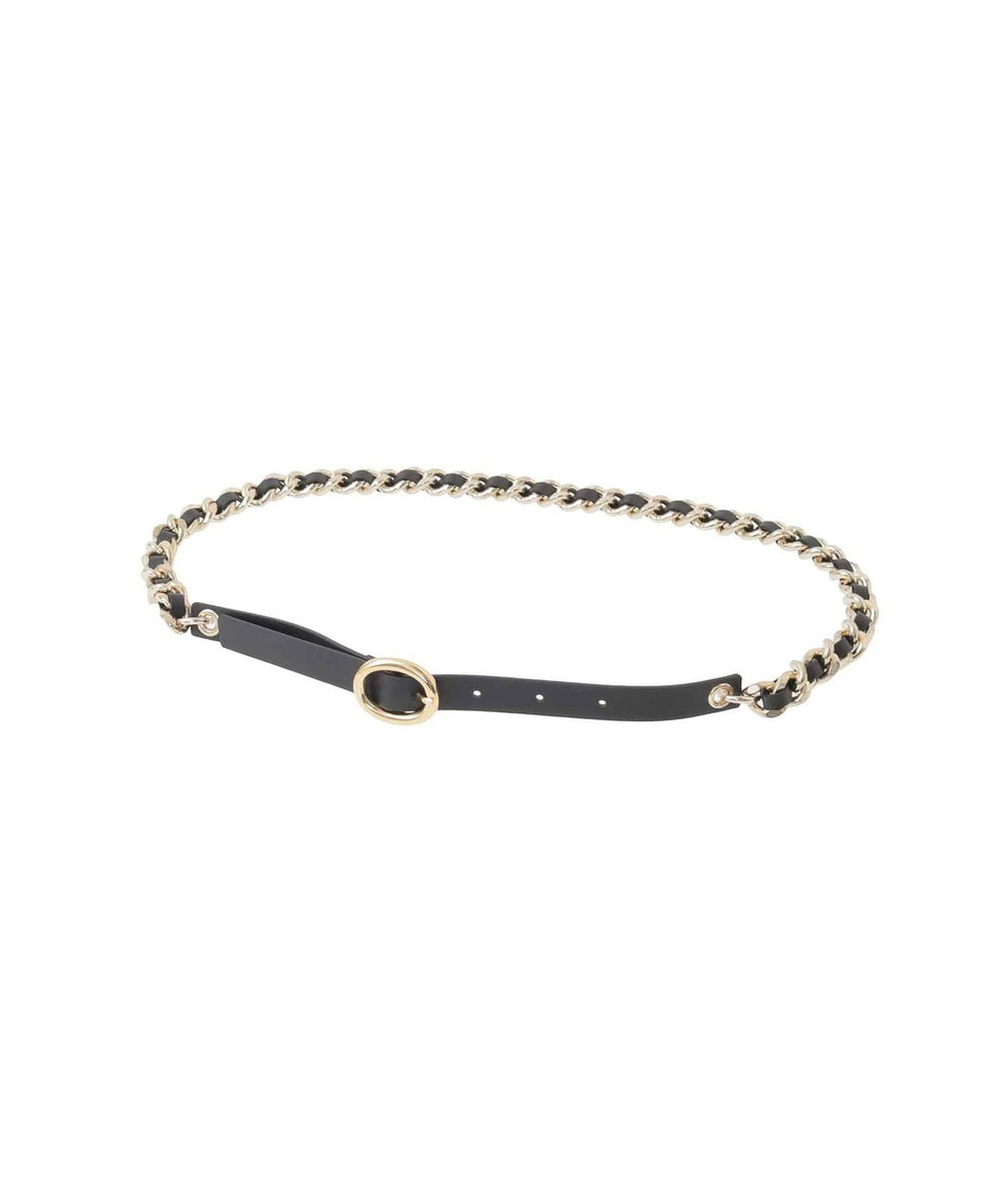 1er Arrondissement ＜LEFIJE (レフィエ)＞"Tresor"チェーンベルト ブラック